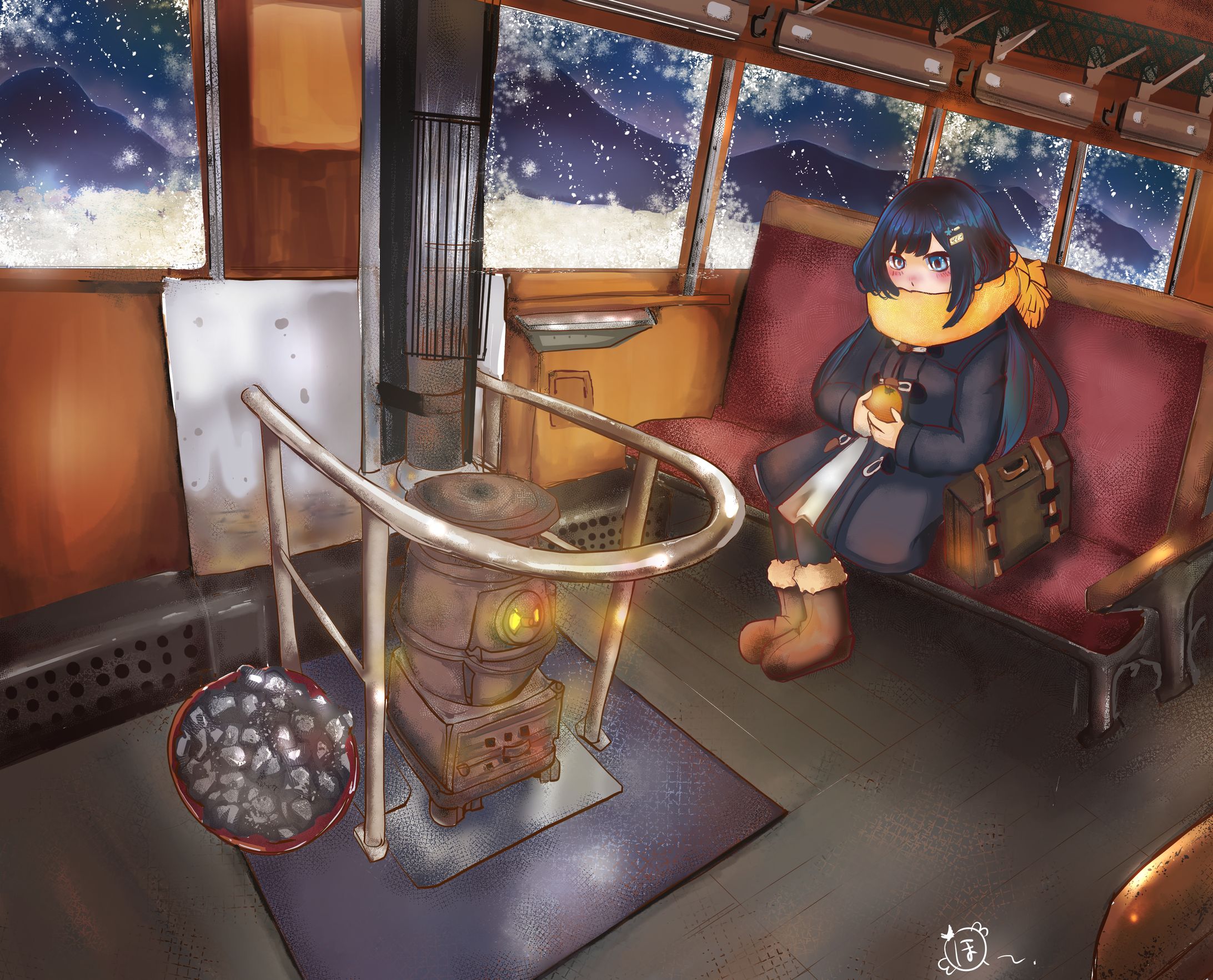 ストーブ列車と双葉湊音-1