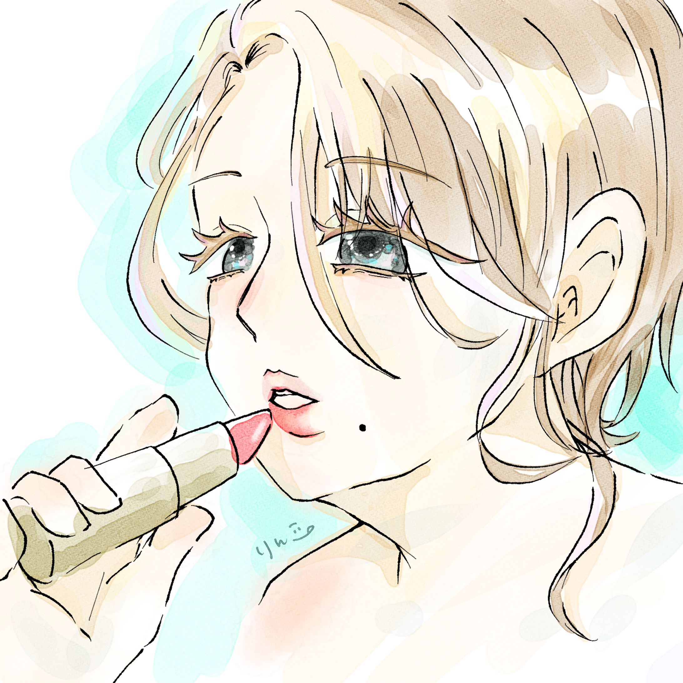 違う描き方模索らくがき-1