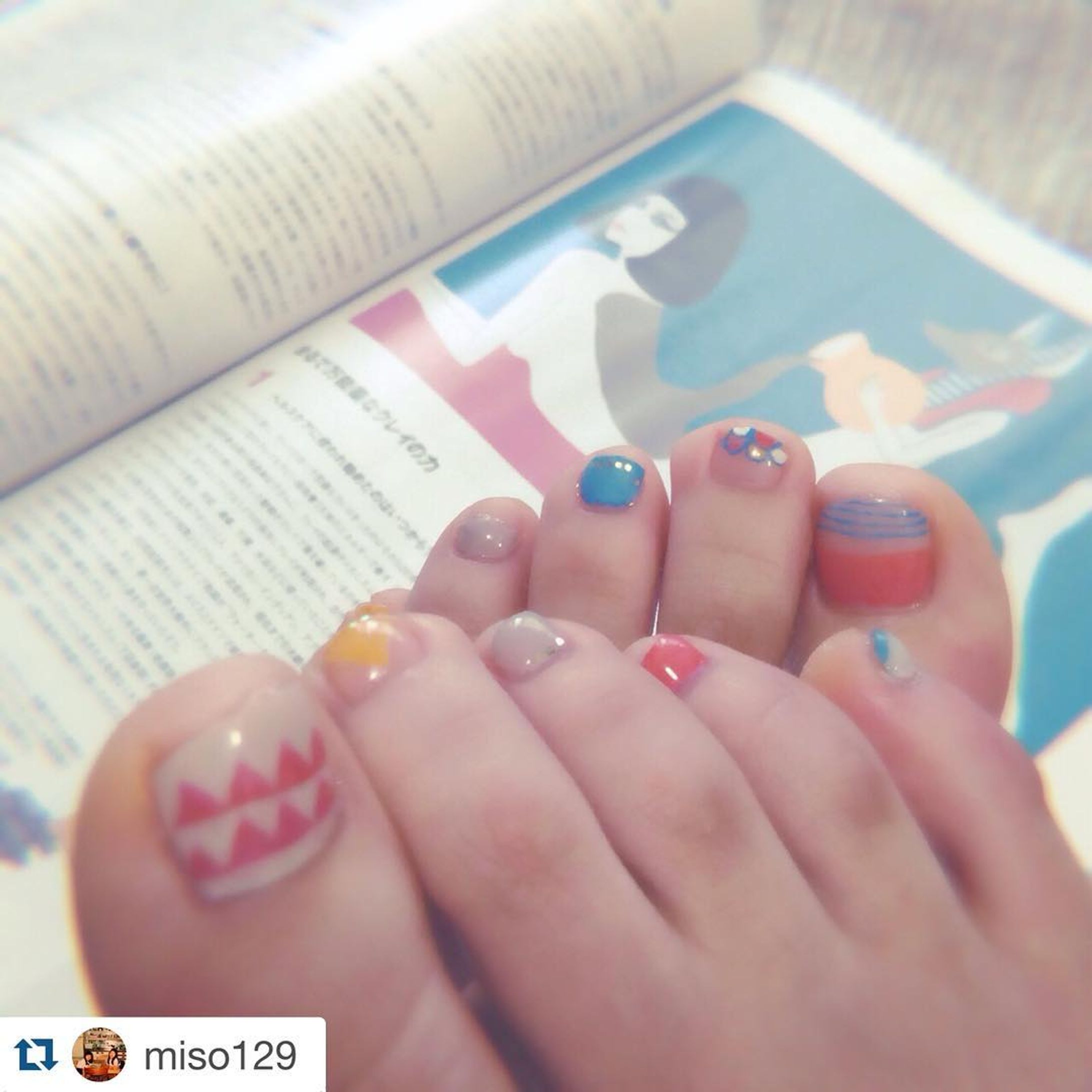 My nailist friend is genius!!! Better than my drawing lol. Love you!! #número #numerotokyo #illustration #nail @miso129-1