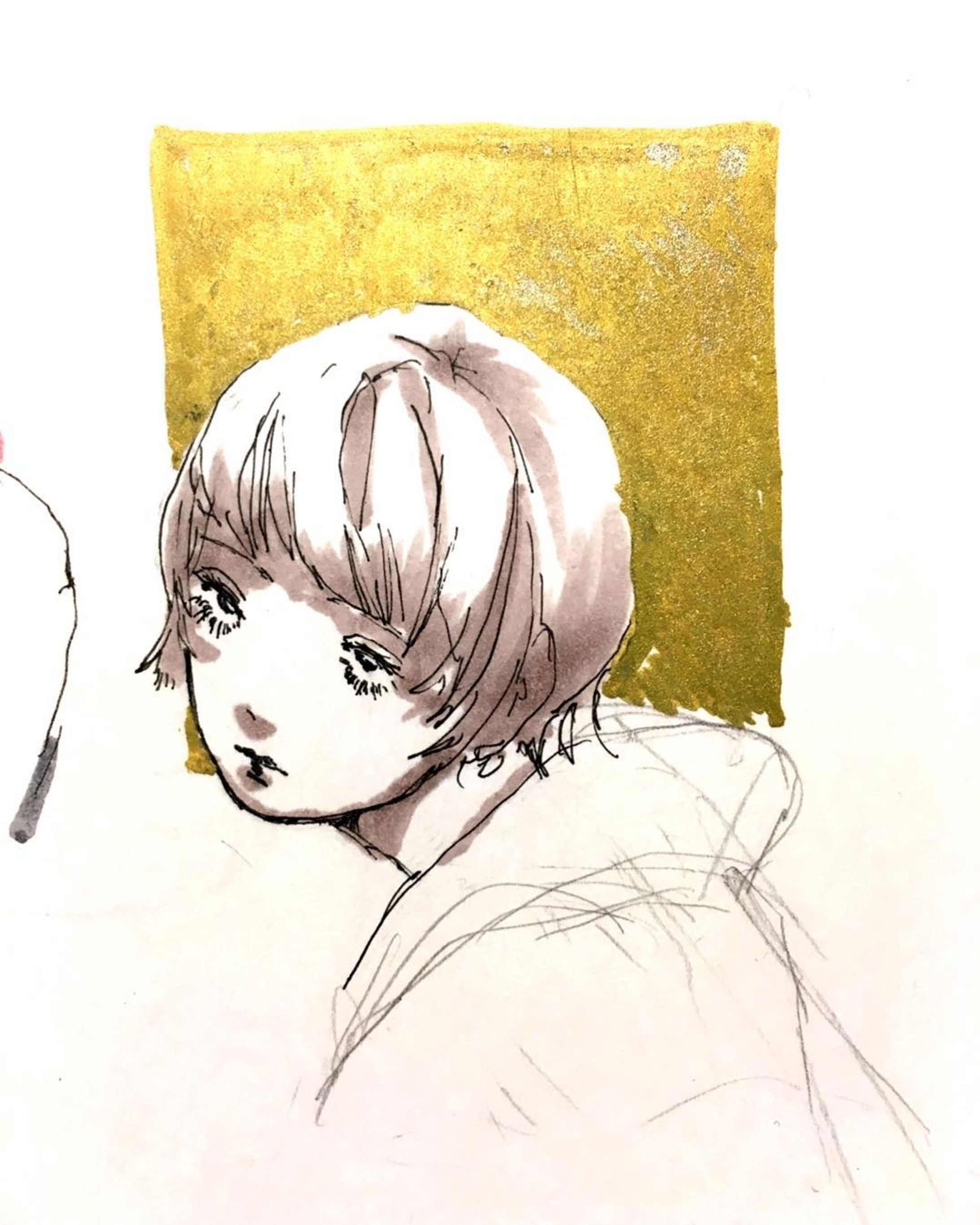 #アナログイラスト #イラスト #イラストレーション #illustration  #女の子 #コピック #drawing-1