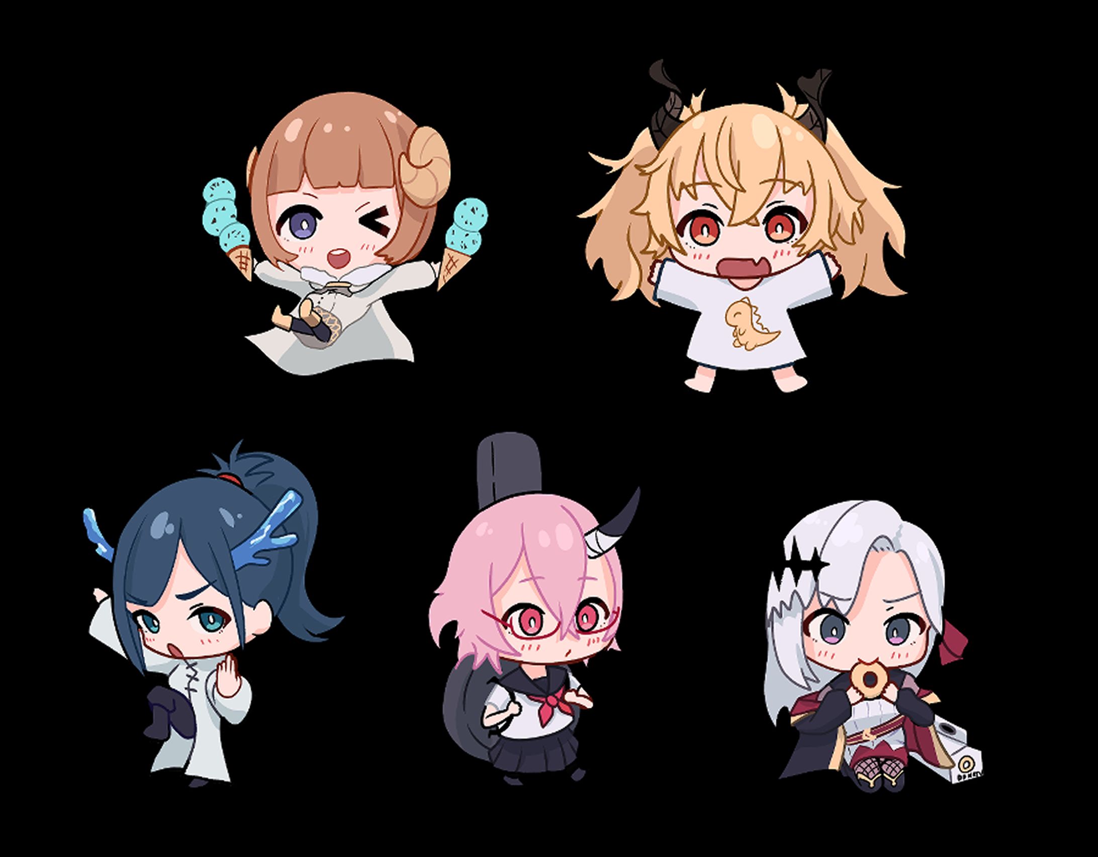 【SDイラスト】VEE所属メンバーのFA-1