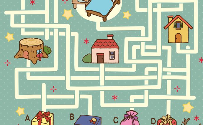 クリスマスの迷路