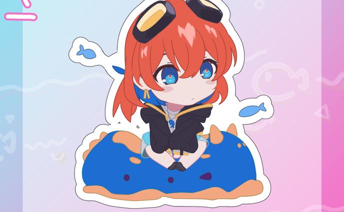 多々星カイリ「ステッカー ウミウシver」発売
