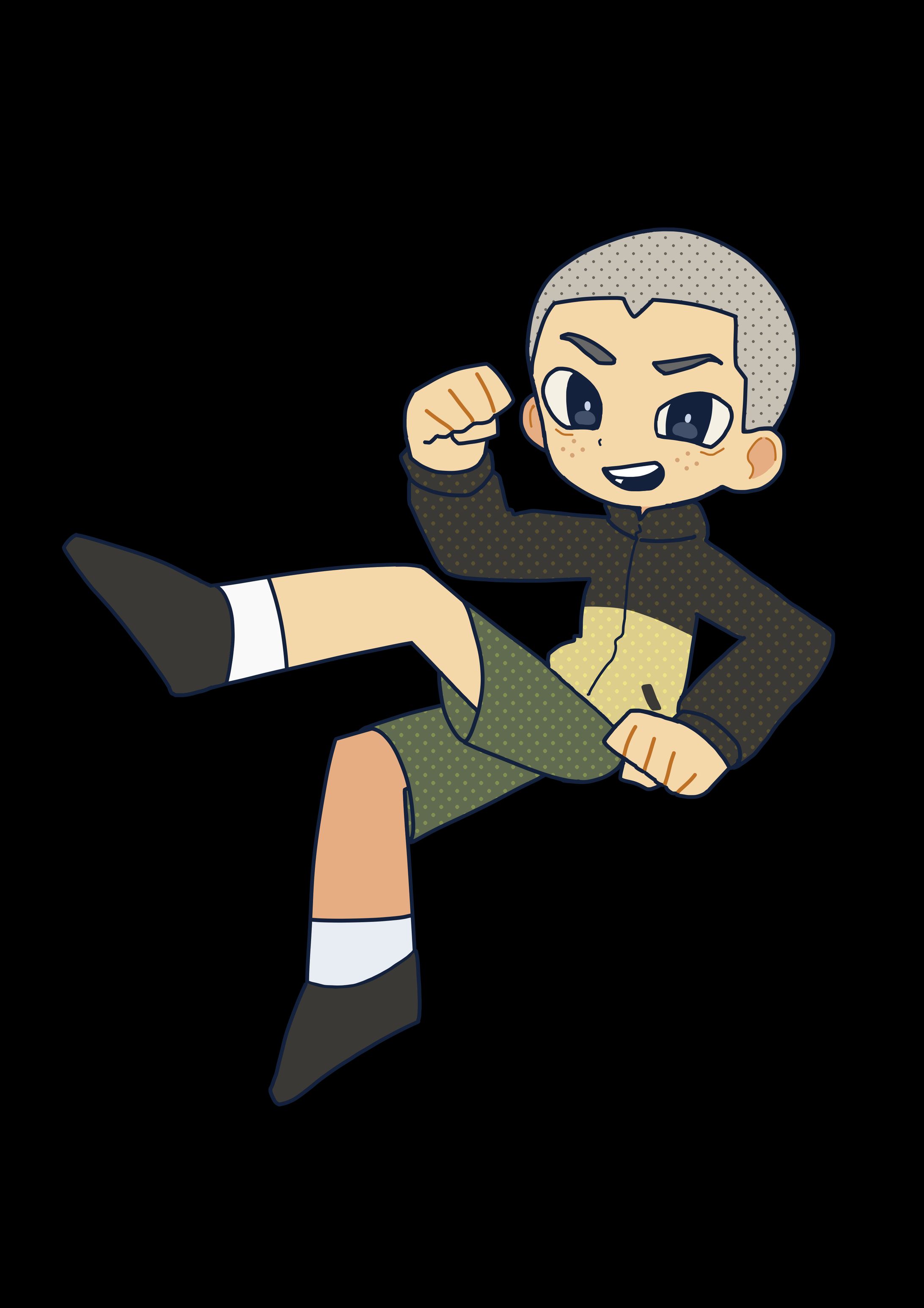 ツイキャス配信者こまち様 ステッカー用イラスト