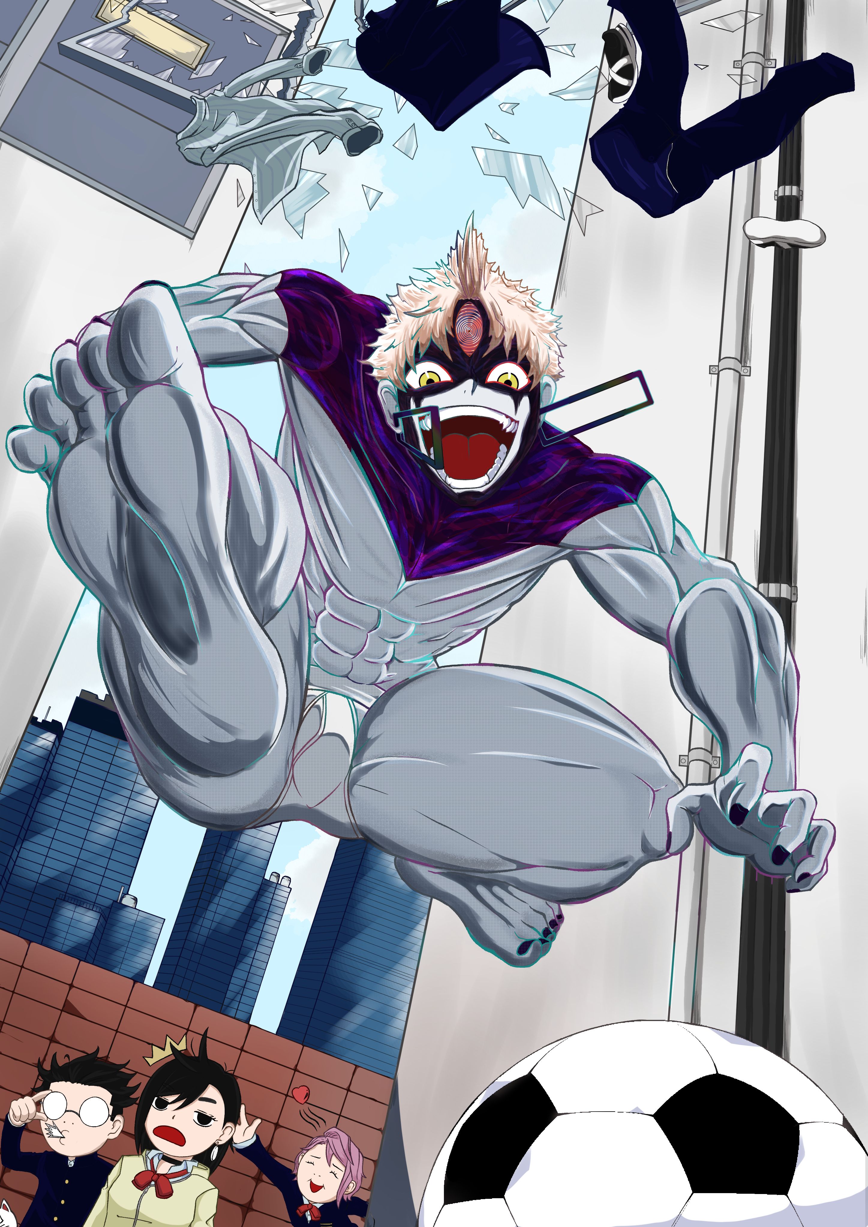 未開封]ジャンプラ365 ダンダダン 邪視/ジジ 円城寺仁 キーホルダー