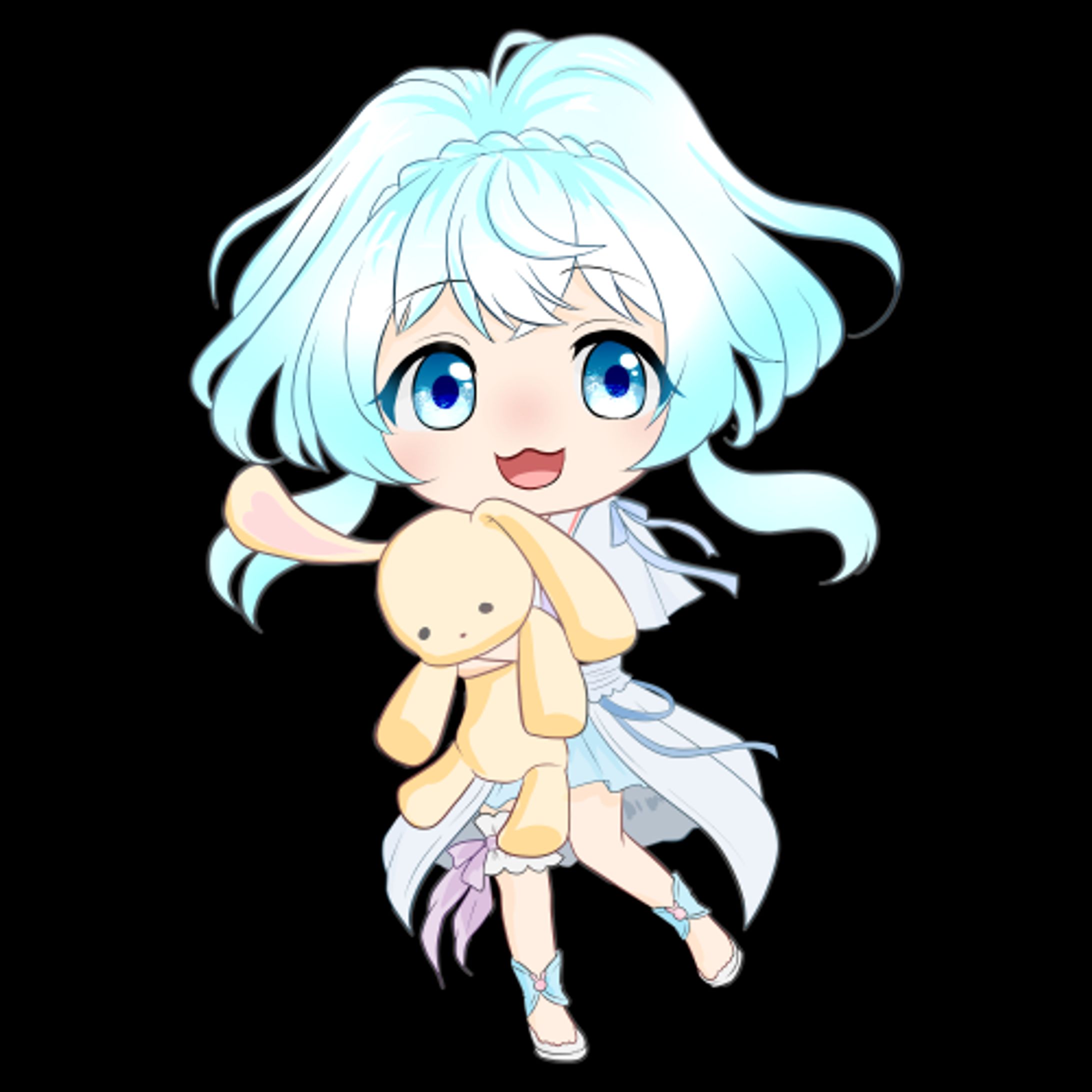 女の子のSDイラスト-1
