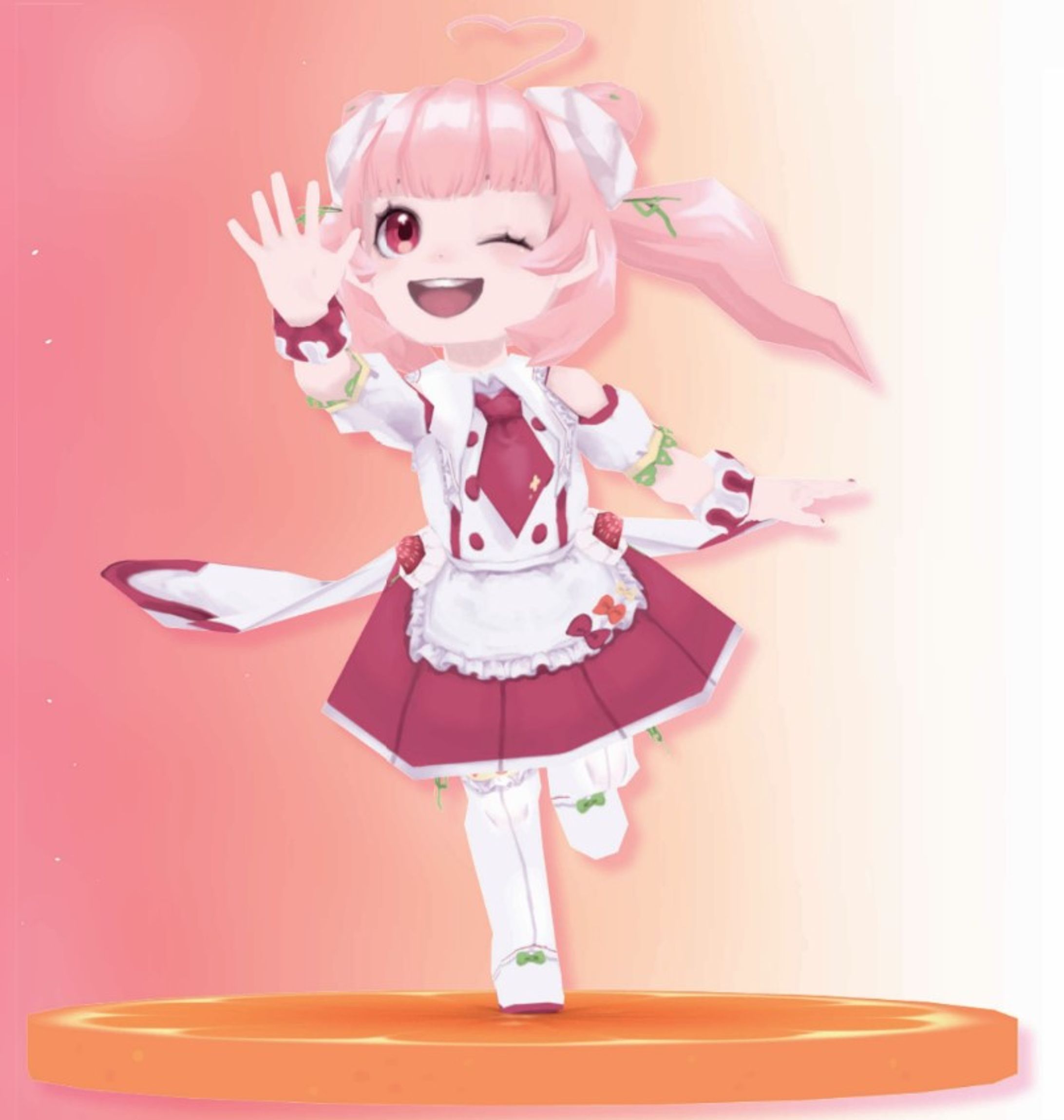 【2020年】オリジナルキャラクター3Dローポリモデル-1