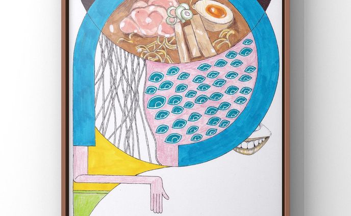 Pen & Ballpoint pen drawing.
辛ラーメンTシャツを着て辛ラーメン作る動画をこっそり撮る
何か物足りない絵だ
#NFT

@opensea
#opensea account⬇️
https://opensea.io/moriokasachinft

BASE
https://moriokasachi.theshop.jp/

 #suzuri 
https://suzuri.jp/moriokasachiart

#絵
#drawing
#art
#イラスト
#illustration
#surrealism
#アート
#絵描き
#artist
#artwork
#ボールペン画
#moriokasachi
#モリオカサチ
#BASE
#nftart 
#nftcommunity
#nftartist 
#nfts
#cryptoart
#cryptoartist 
#painting