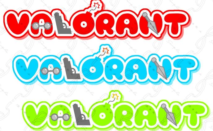 涼風めんま様 VALORANT ロゴ