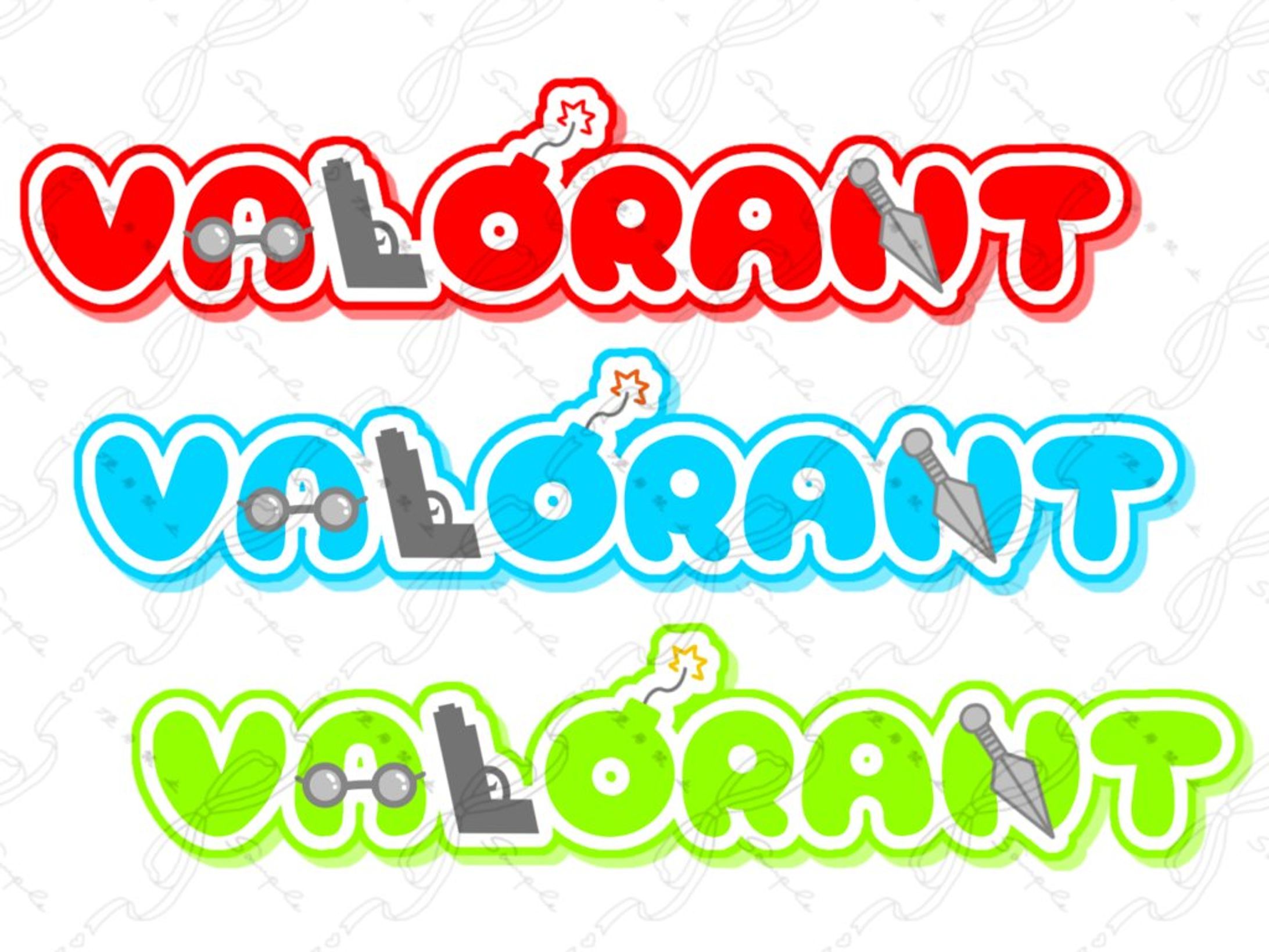 涼風めんま様 VALORANT ロゴ-1