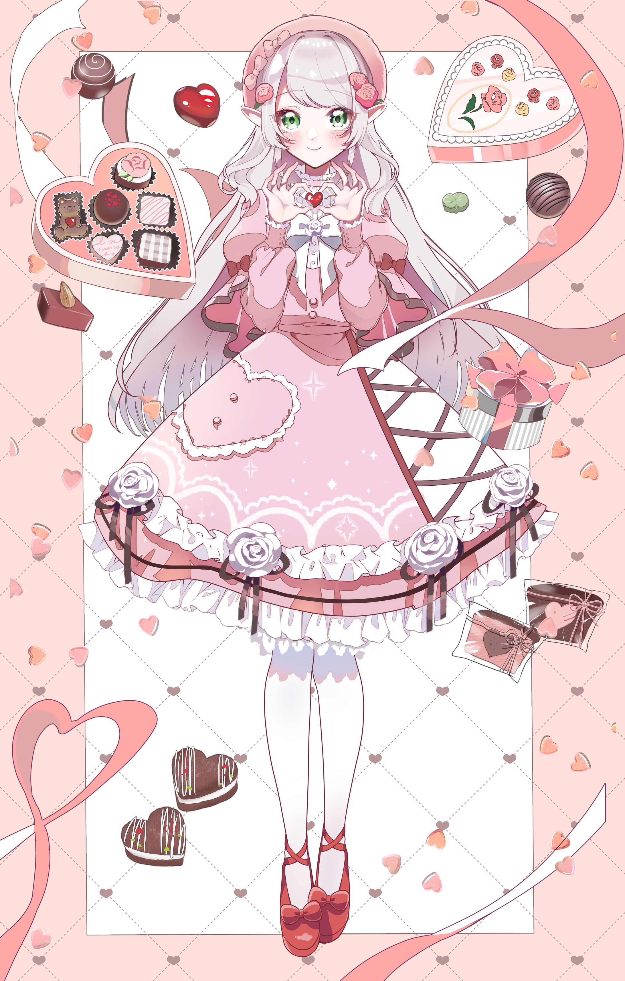 バレンタインイラスト　Vtuber-1