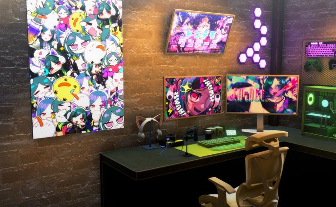 ナズ＝シア様（ @nz7_sia ）のWarudo用３D背景を制作