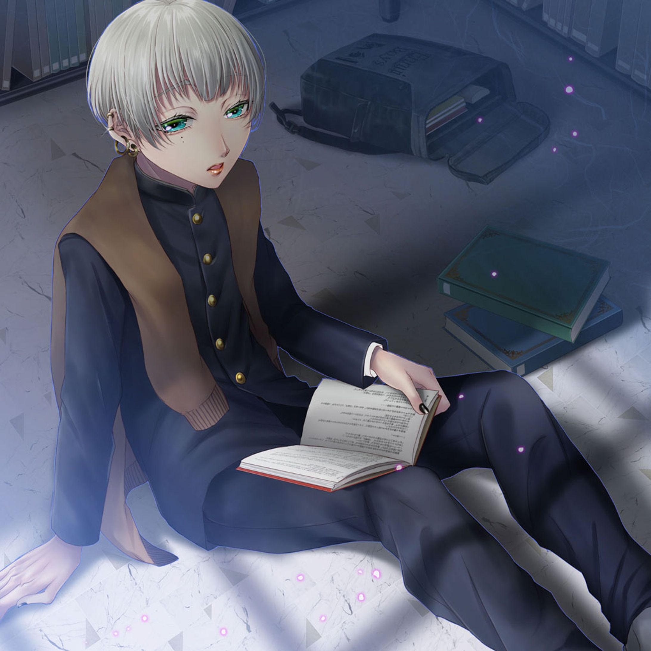 【創作】「アンニュイ男子」参加イラスト②-1