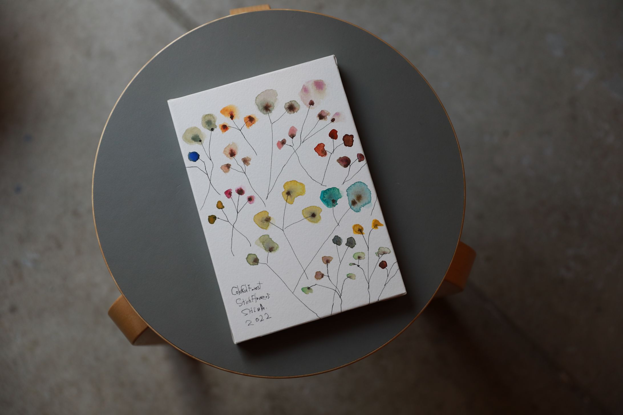 Colorful Forest Stick Flowers　-sold--1