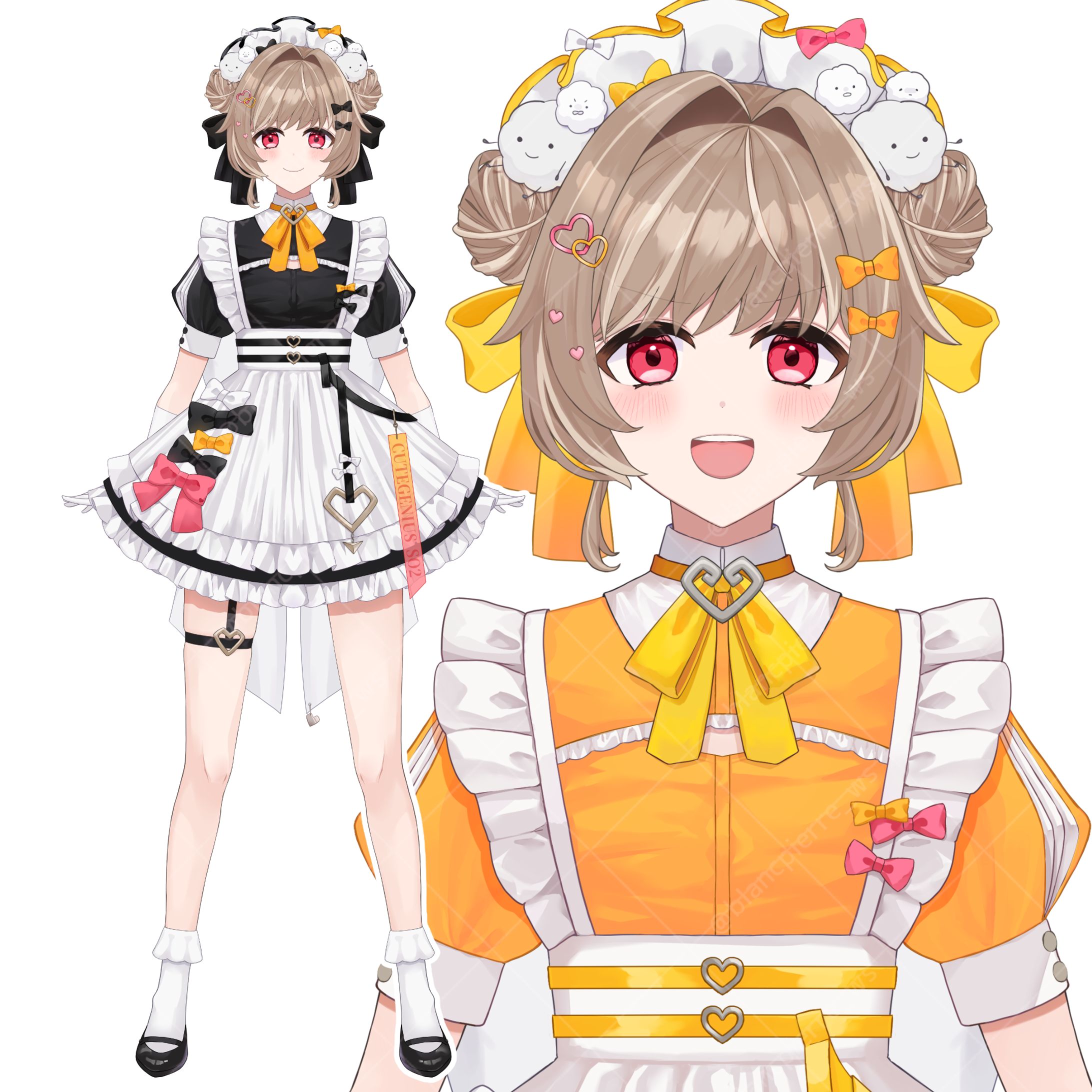 【Vtuber】蔵ノそうじメイド服Ver-1