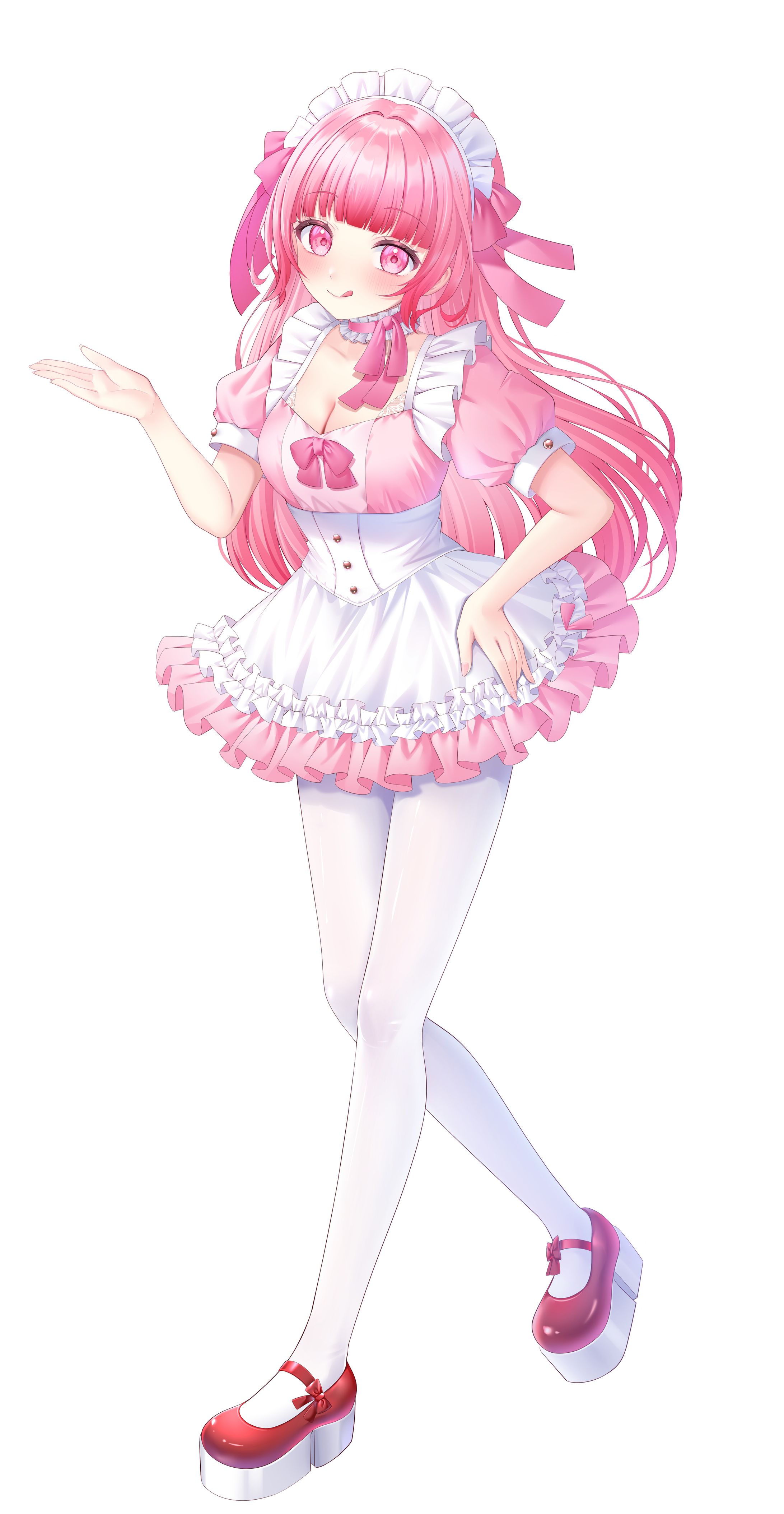 聖まりあ様メイド衣装キービジュアルイラスト（ご本人持ち込みデザイン）-1