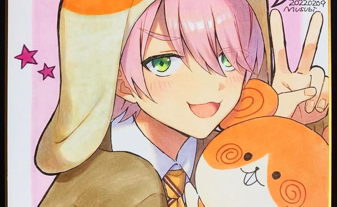 【アナログイラスト】色紙