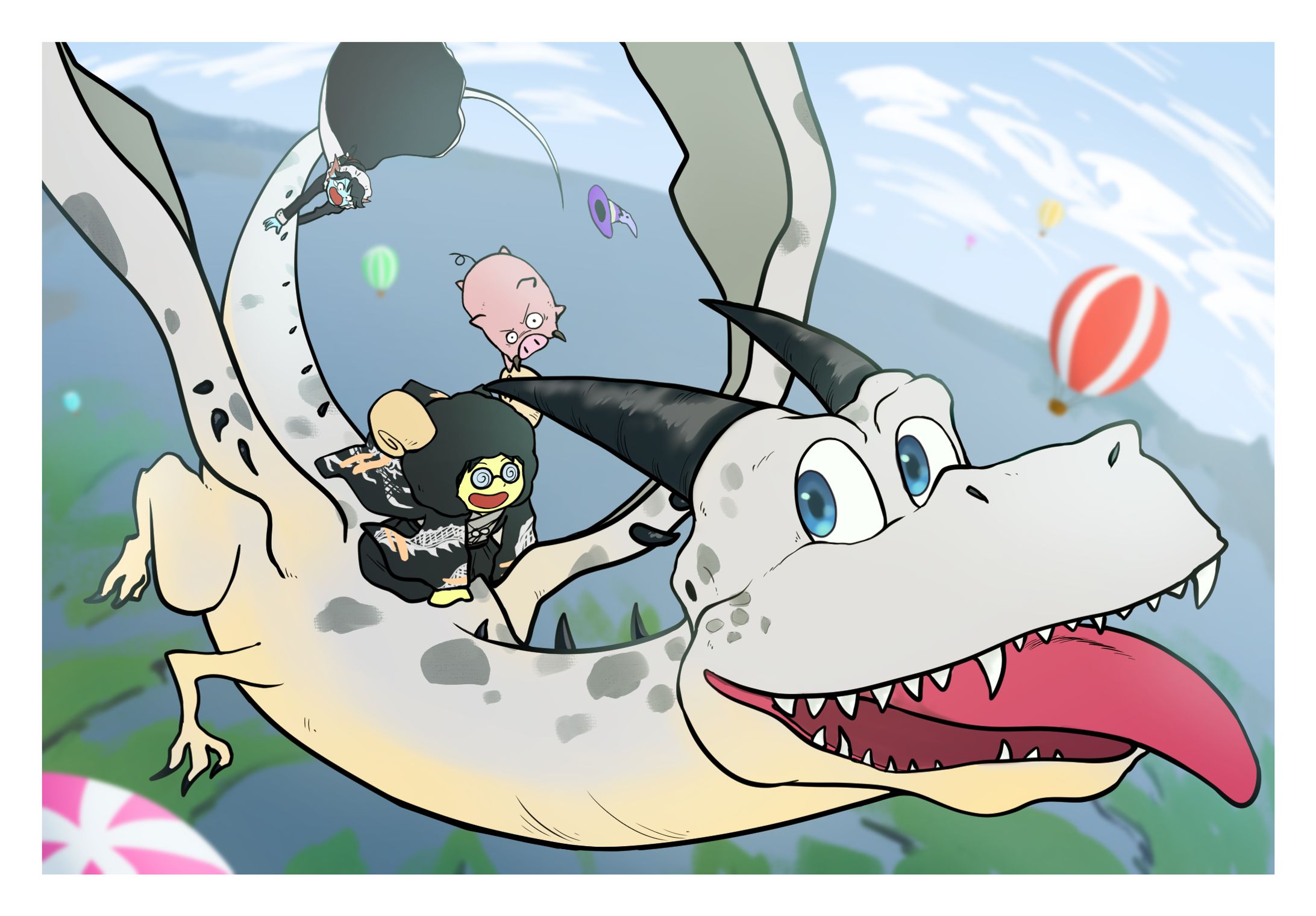 ドラゴンクエスト10 年賀イラスト-1