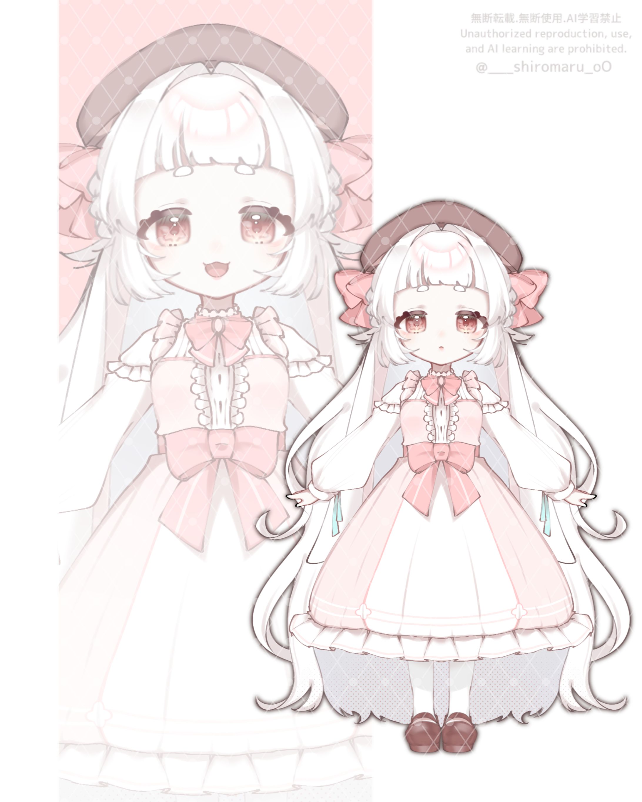 しろまる￤立ち絵(通常等身パターン①)-1