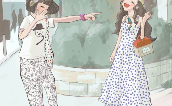 オリジナル作品『変な服を着て原宿へ』