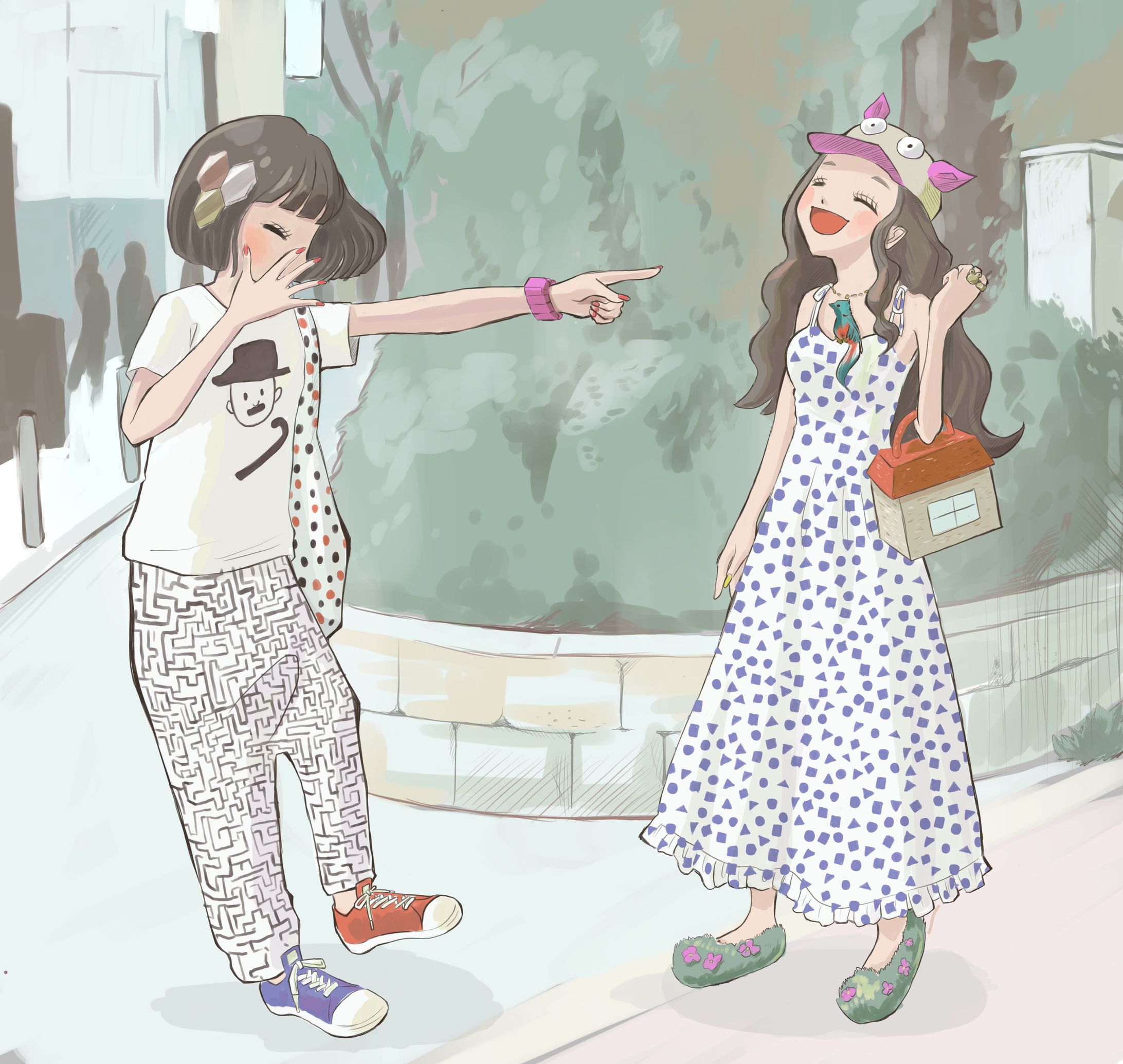 オリジナル作品『変な服を着て原宿へ』-1