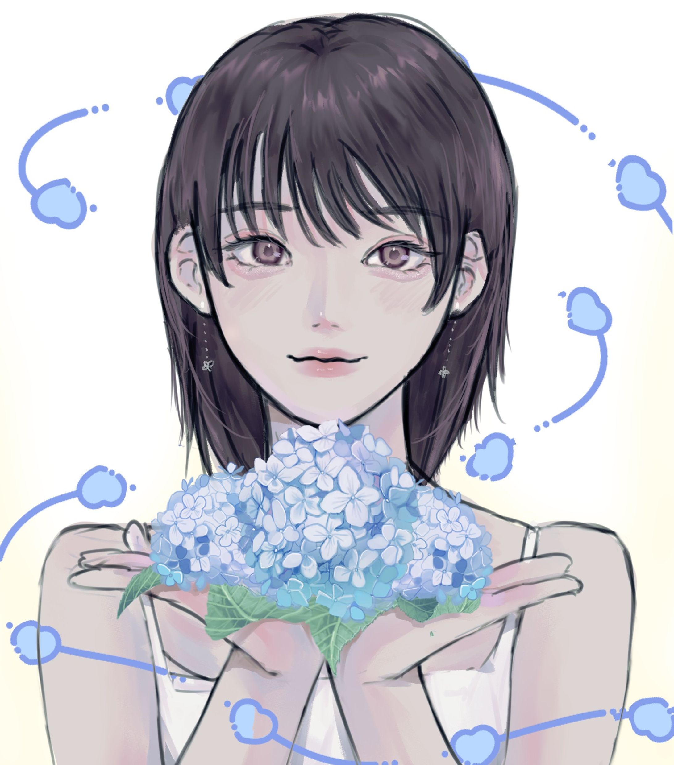 紫陽花 女の子-1