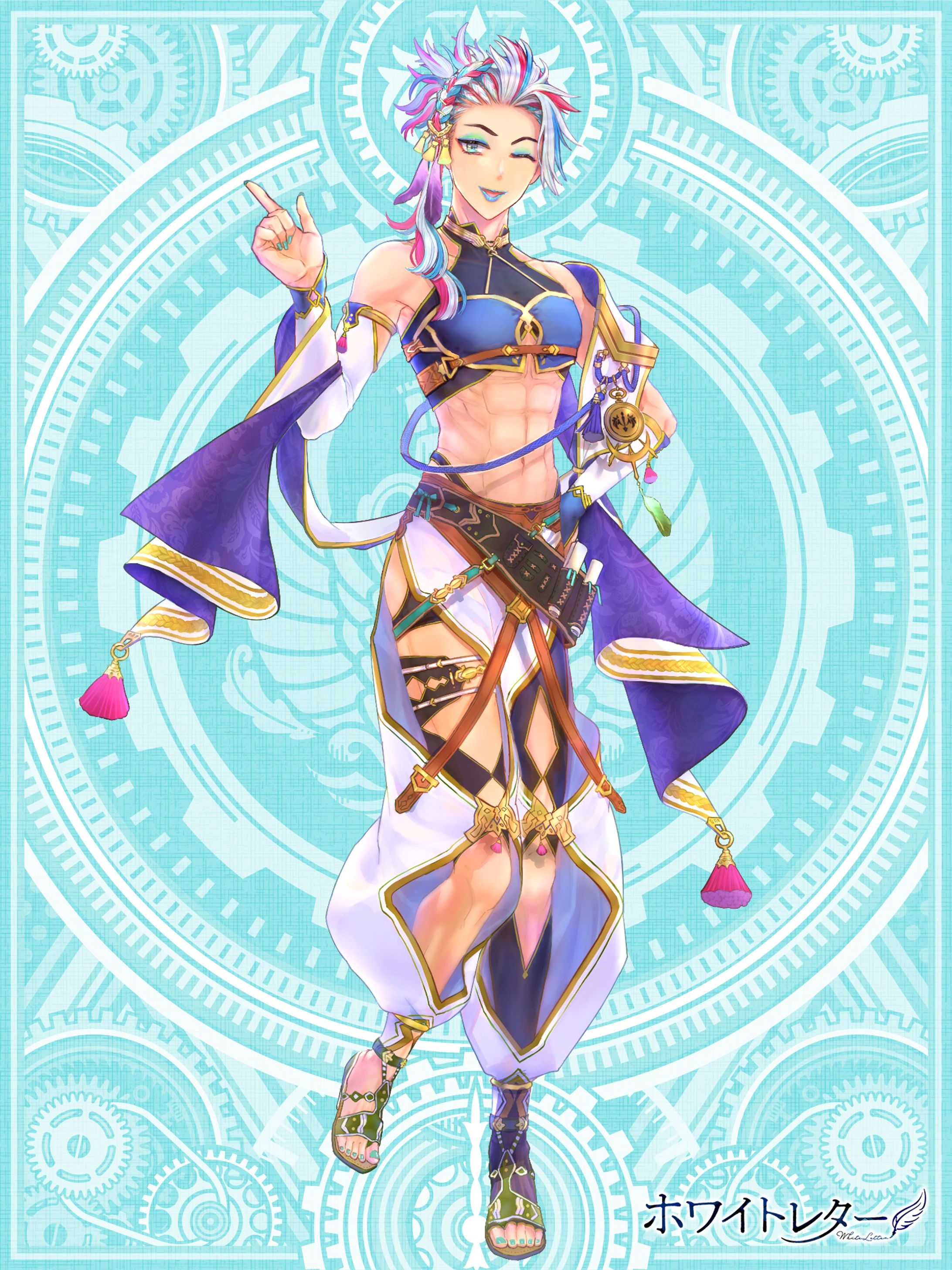 ホワイトレター　立ち絵-1