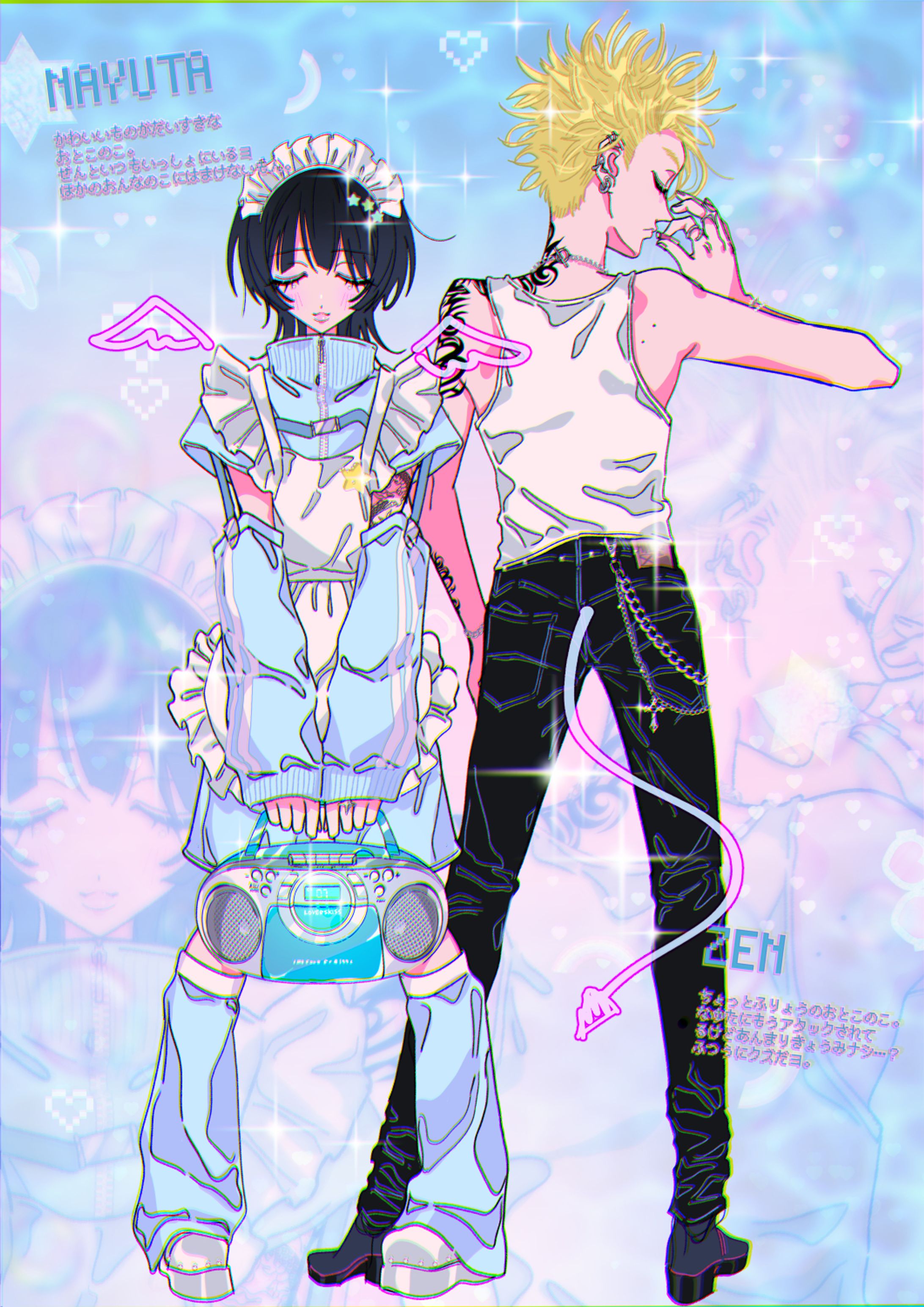 🦄✨𝓐𝓷𝓰𝓮𝓵 & 𝓓𝓮𝓶𝓸𝓷💀🕷-1