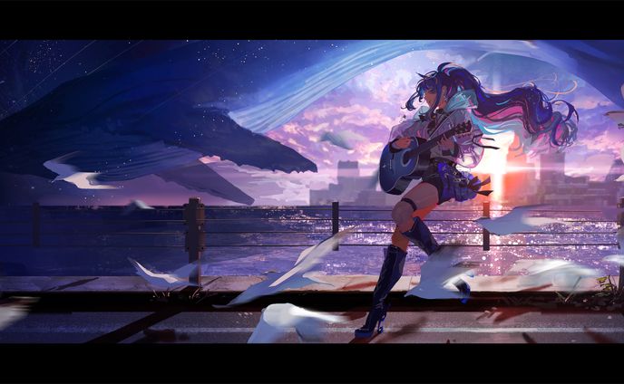 Nana Asteria「世界のつづき」MVイラスト