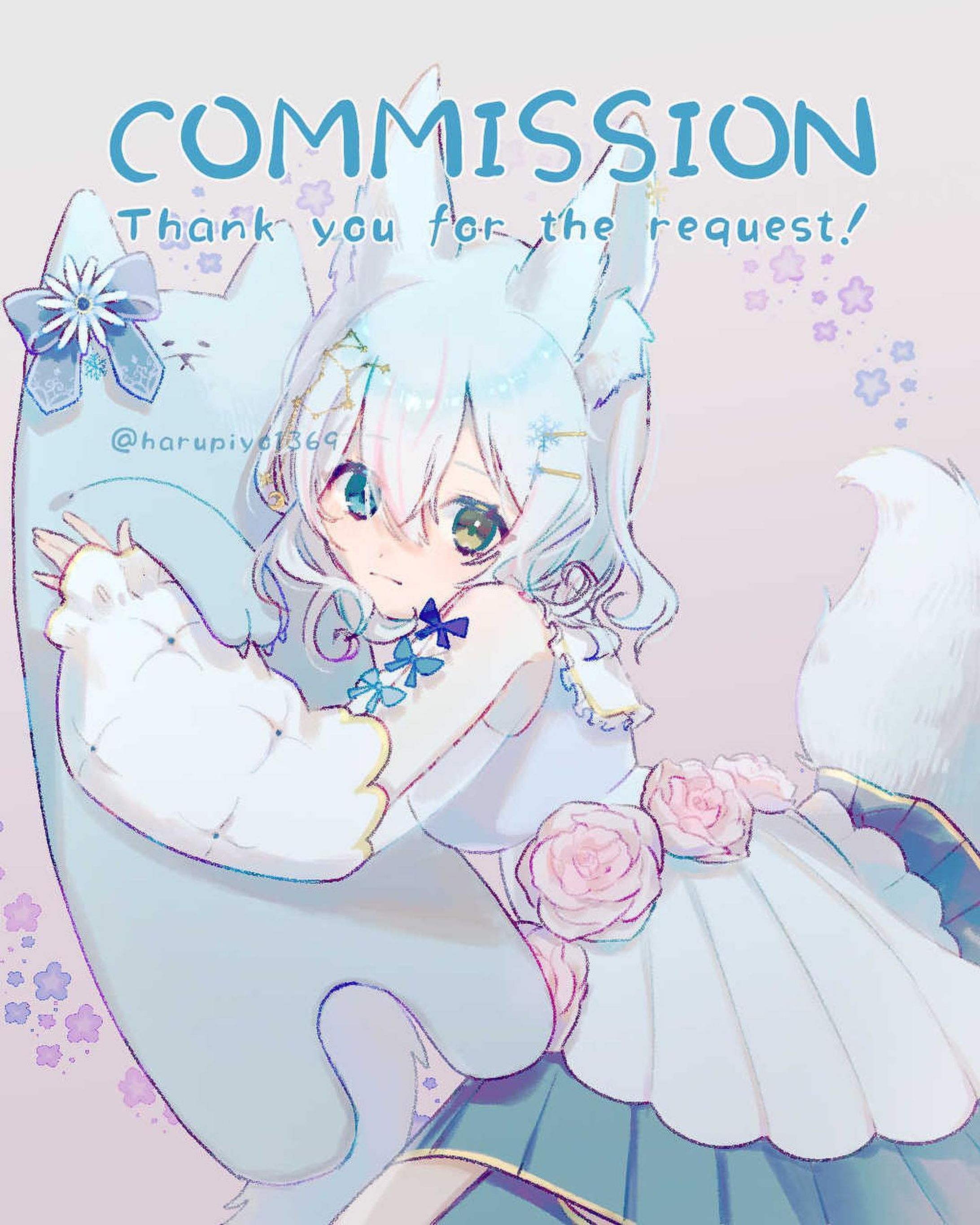 納品しました🐺💙𑁍𓏸𓈒⋈*｡ﾟ
リクエストありがとうございました！
 
#Skeb #コミッション #commission #commissionpainting  #commissionart  #commissionwork #commissionartist
 
#VTuber #氷月華フェリシア #おおかみ  #けもみみ  #かわいい女の子 
 
#イラスト #イラストレーション  #イラスト依頼  #イラストグラム  #イラストレーター  #illust #illustration #illustagram  #絵 #일러스트 #イラストグラム #插图 #art  #artwork-1