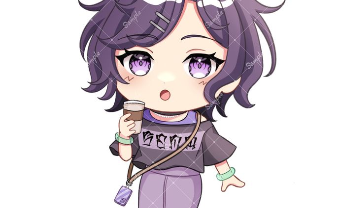 九条星那様 ミニキャライラスト