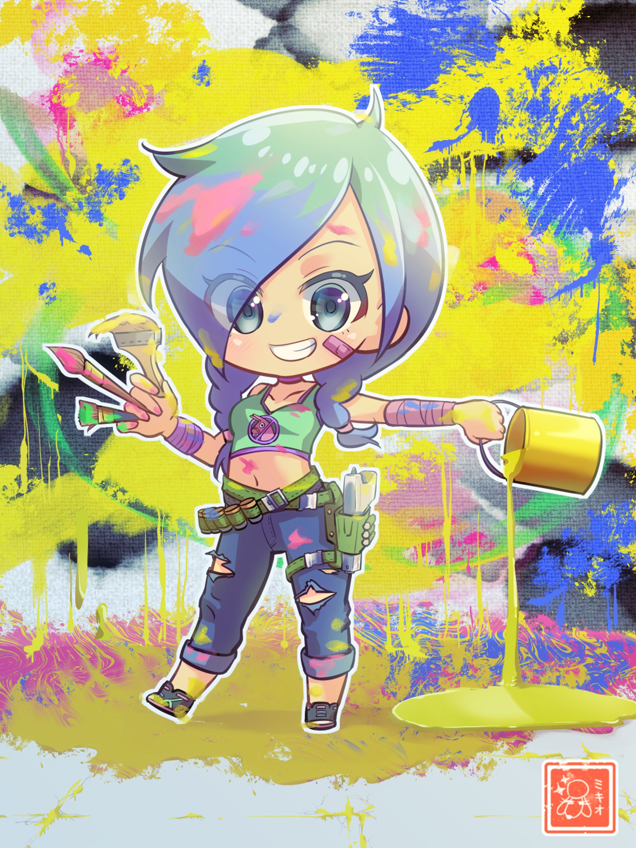 スプラッタレラ（デフォルメ）-1