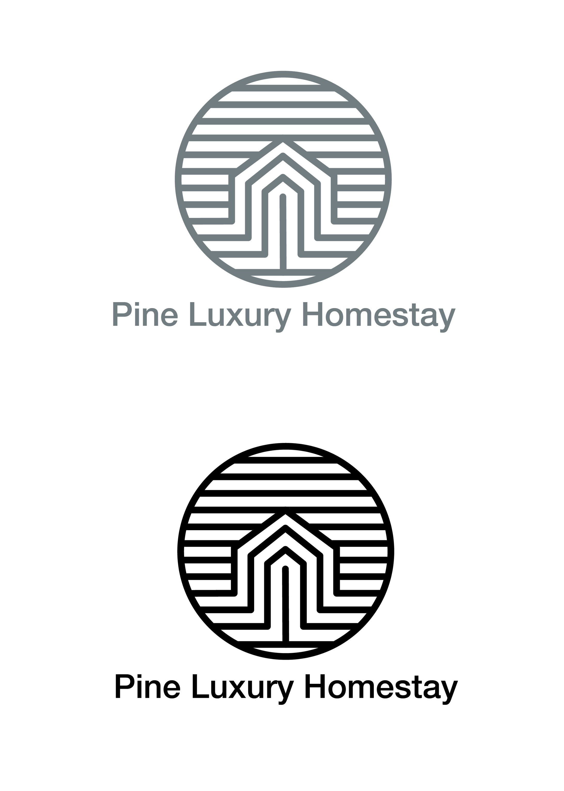 Pine Luxury Homestayロゴ制作-1