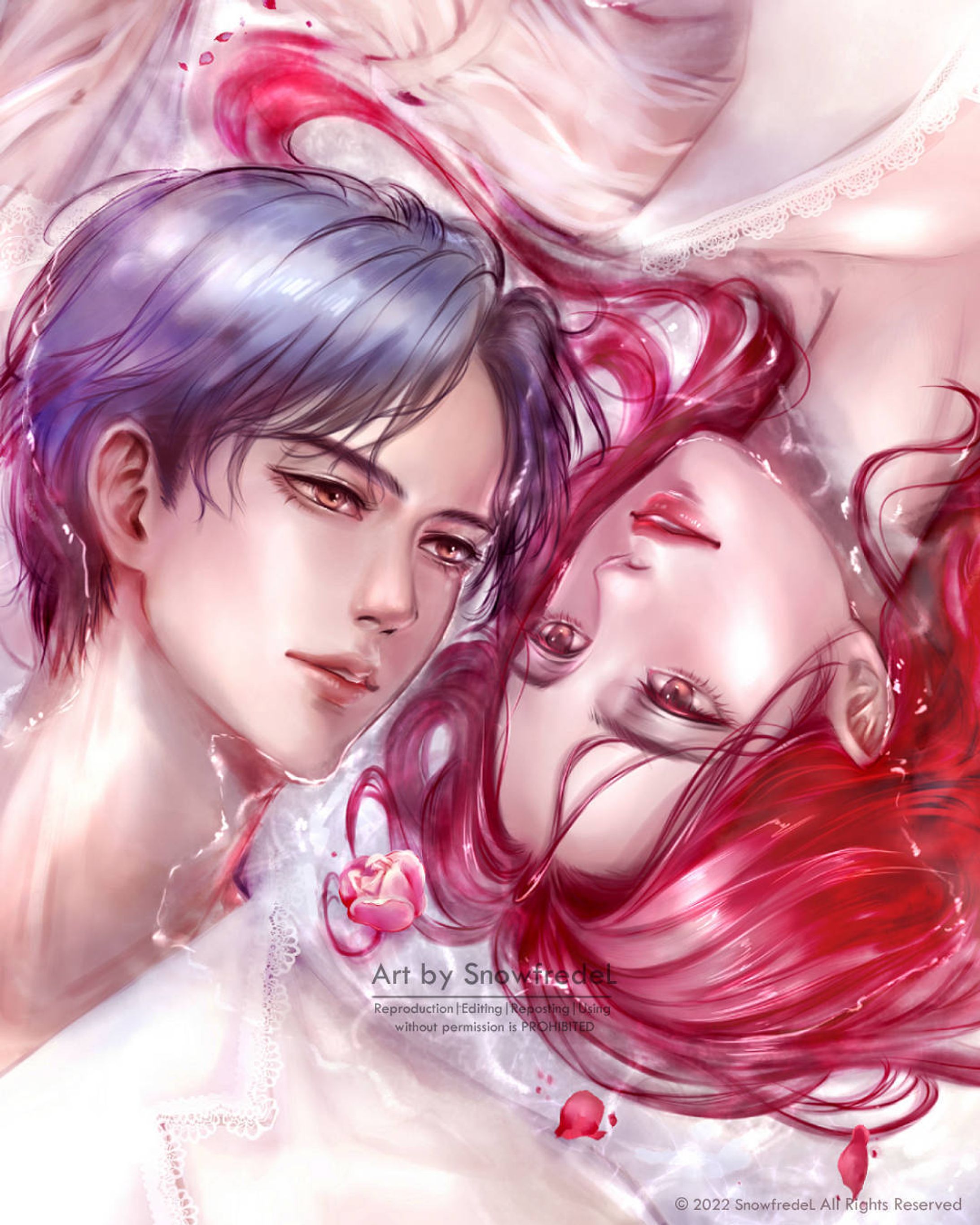 ❄ - White Vow- (Novel cover Commission)-1