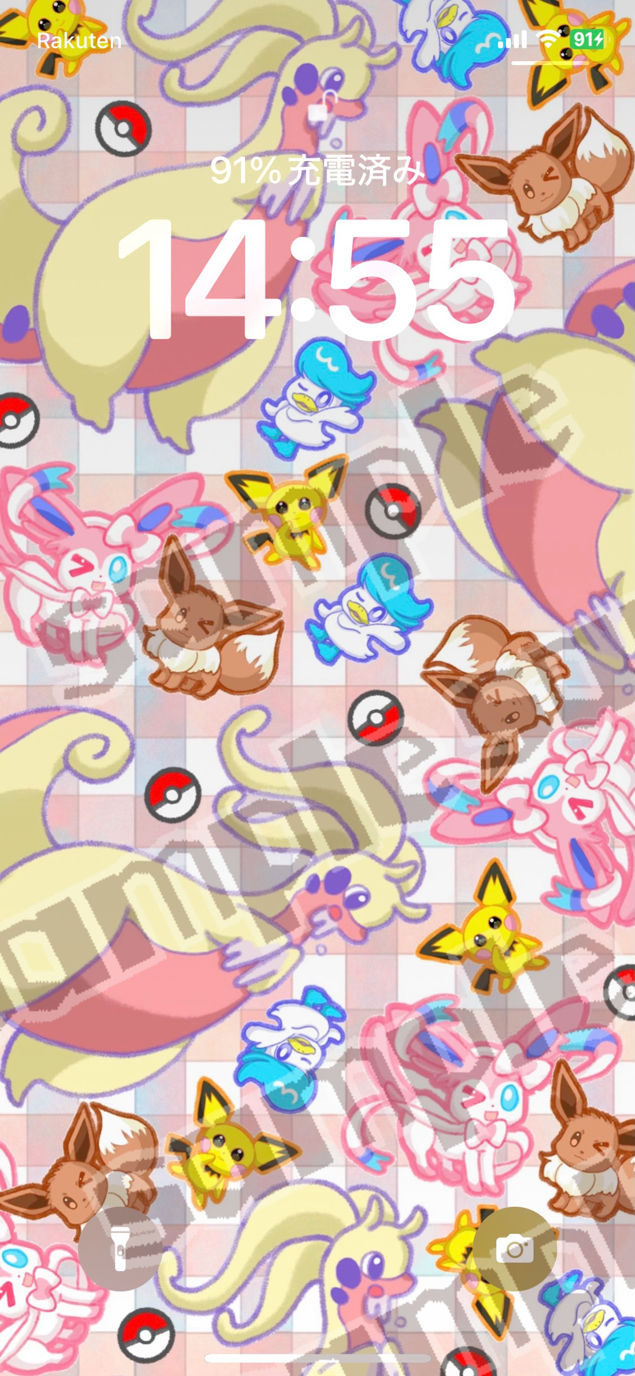 【二次創作】ポケモンのスマホ壁紙-1