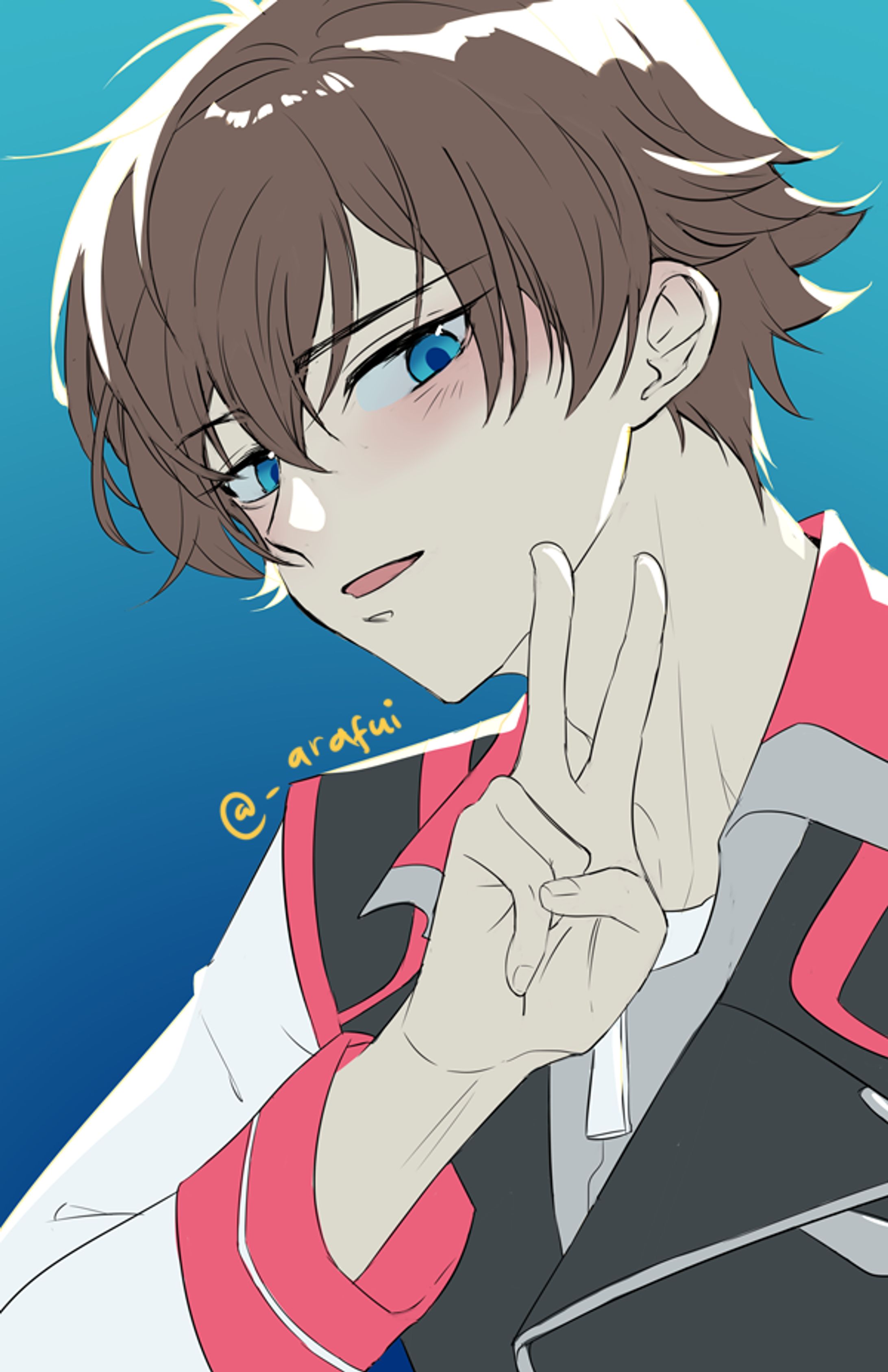 Bust-up Simple Color Sample -1