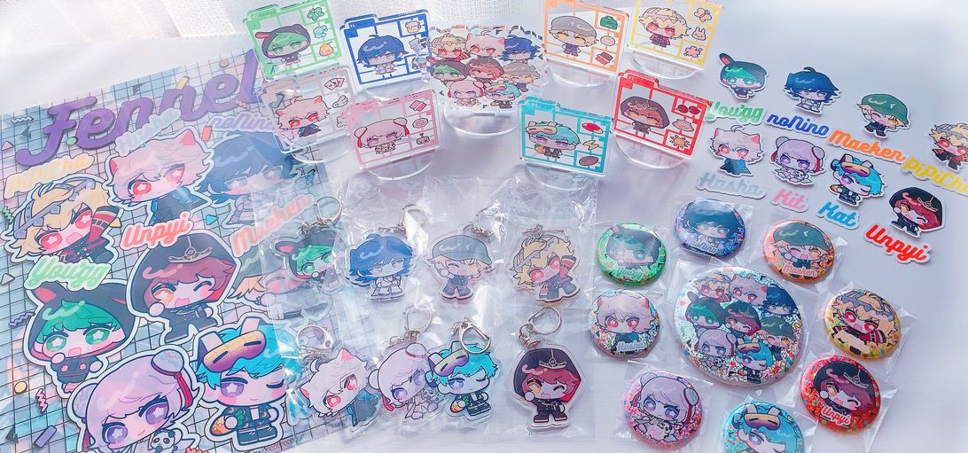 WORK】FENNEL 第五人格部門 様 夏季グッズ