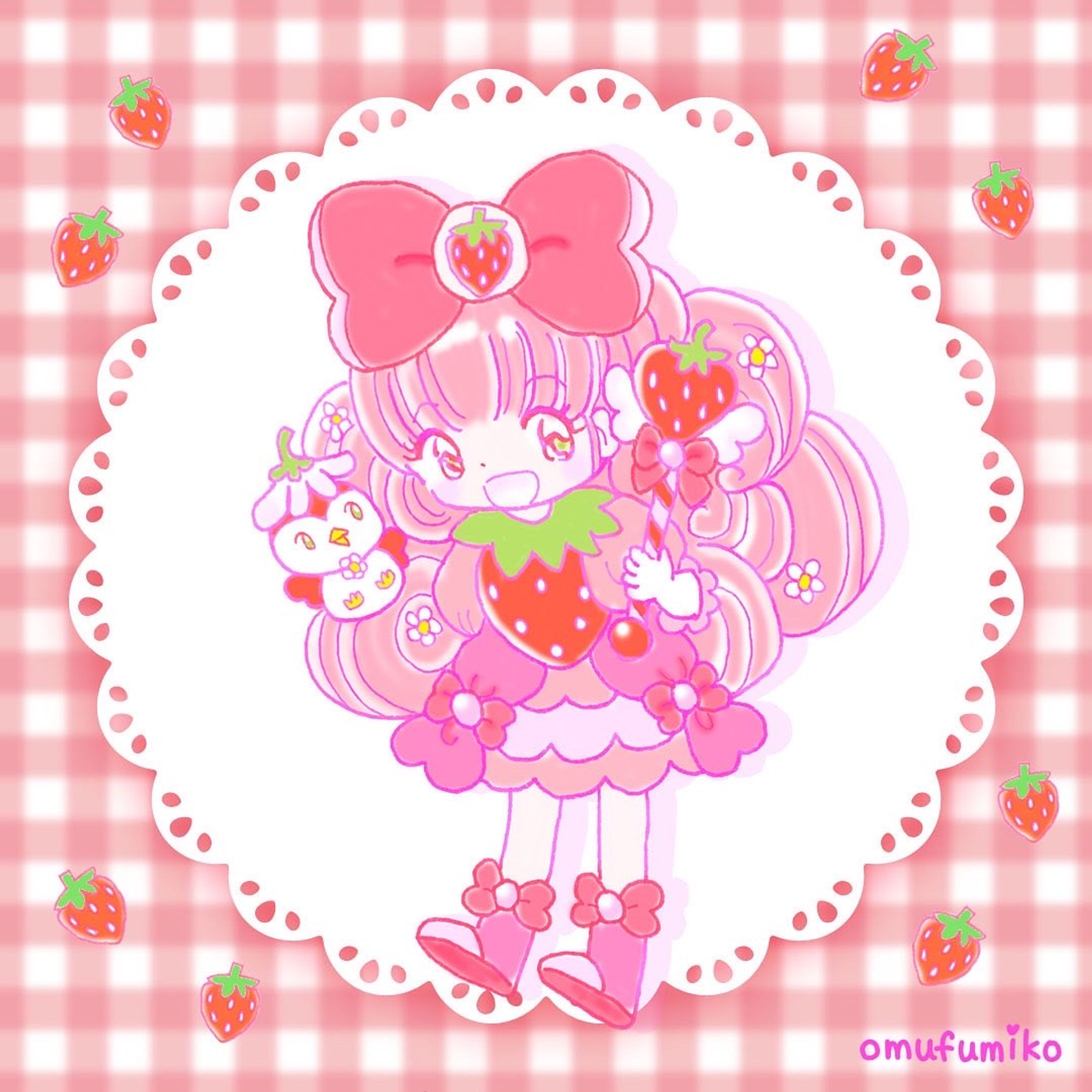  デジタルイラスト（オリジナルキャラ）-1