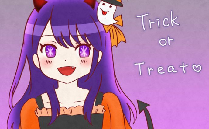 ハロウィンイラスト　星野アイ