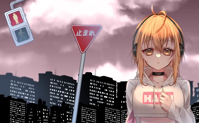 『お仕事』ニルギリ 歌ってみたイラスト