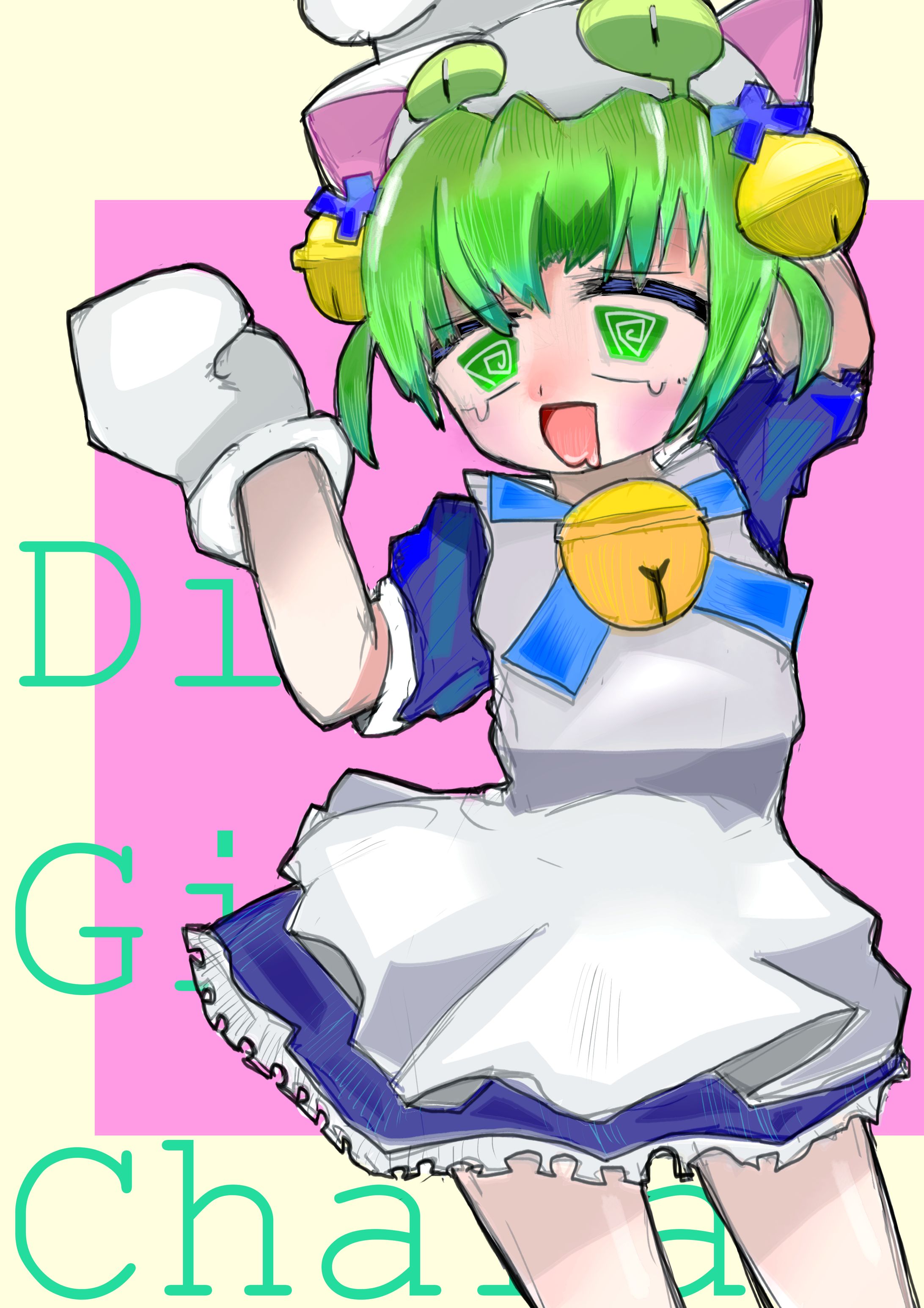 二次創作イラスト　でじこ-1