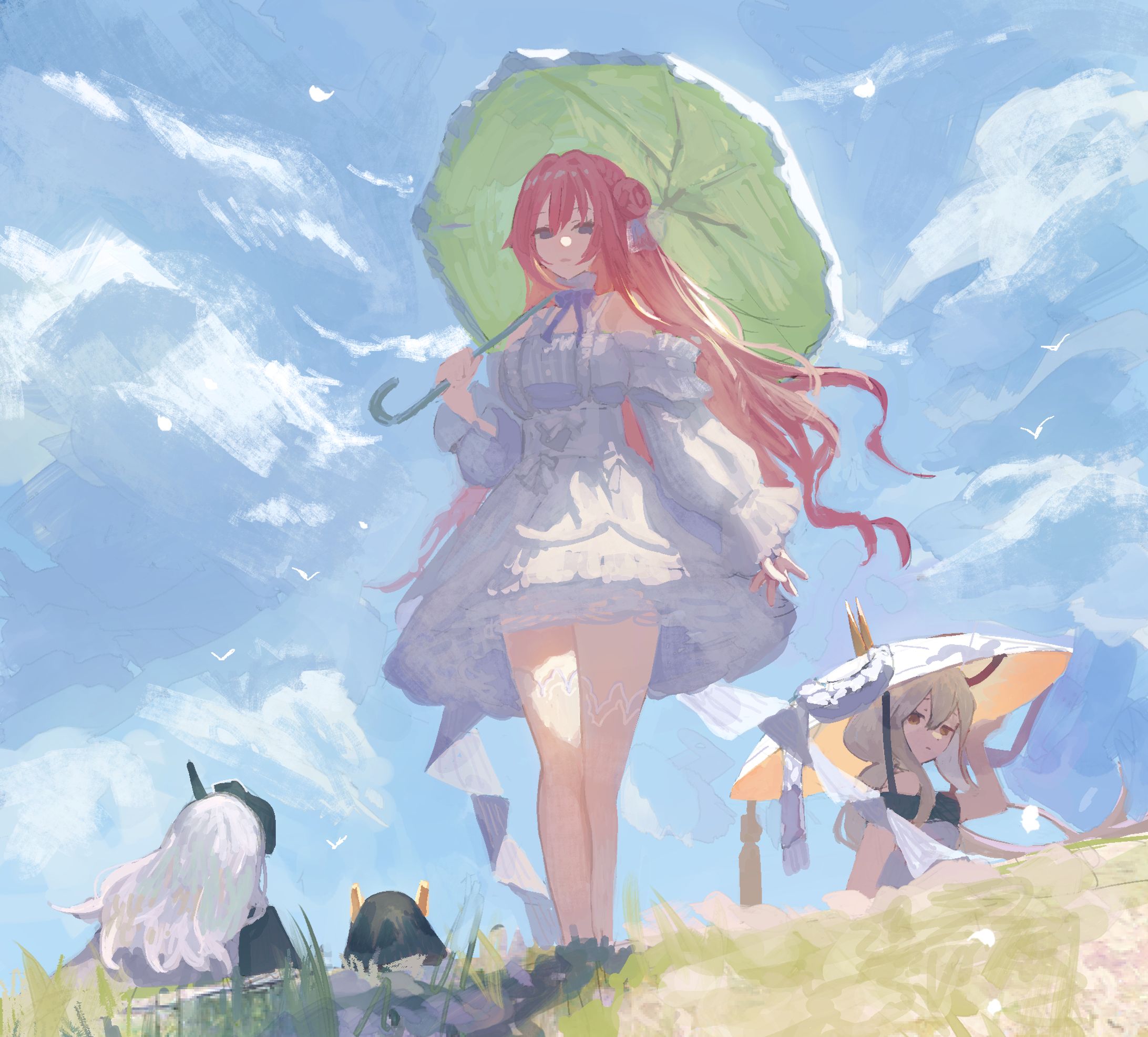 モネ・パロディイラスト・習作-1