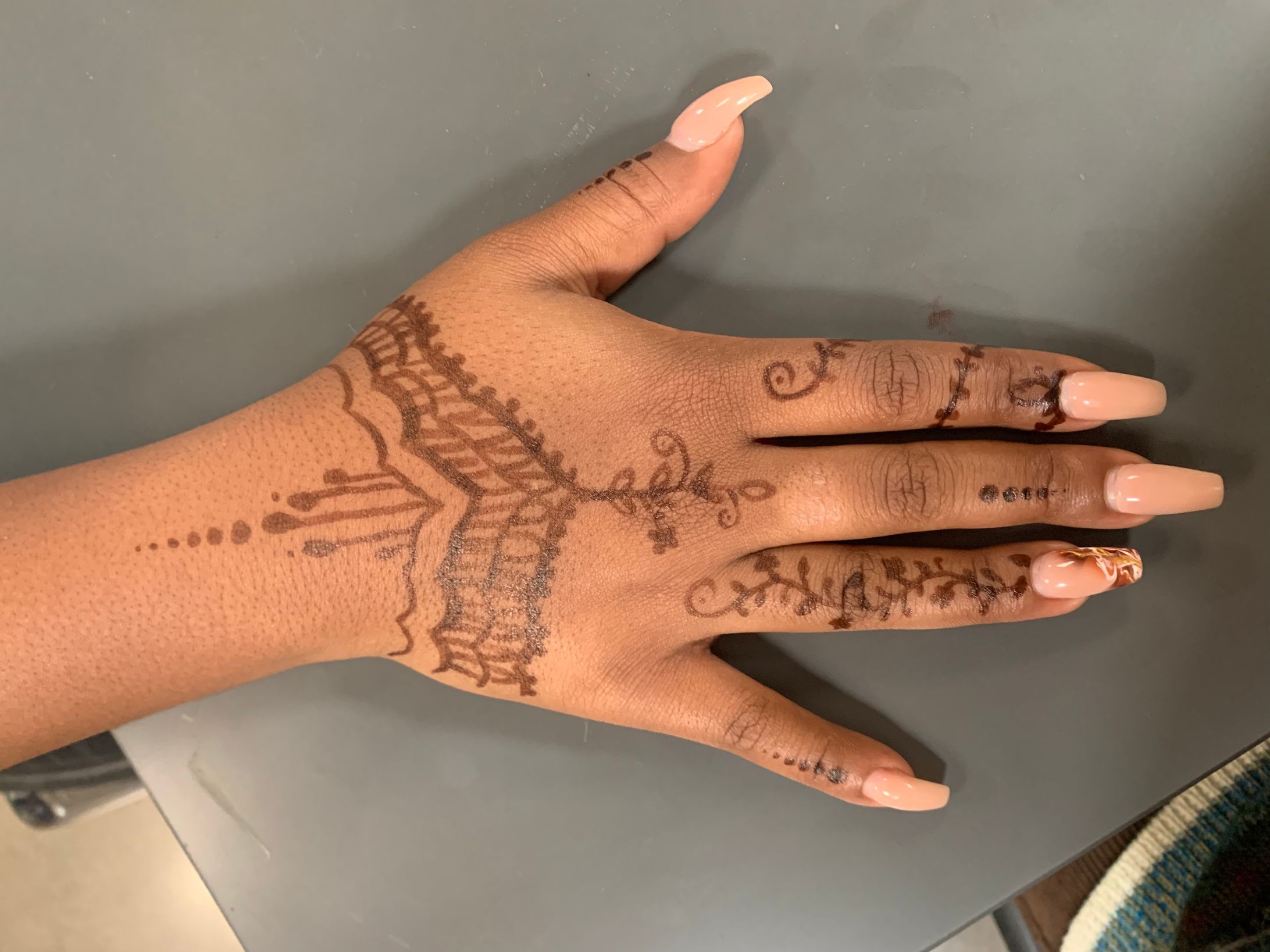 henna art project -1