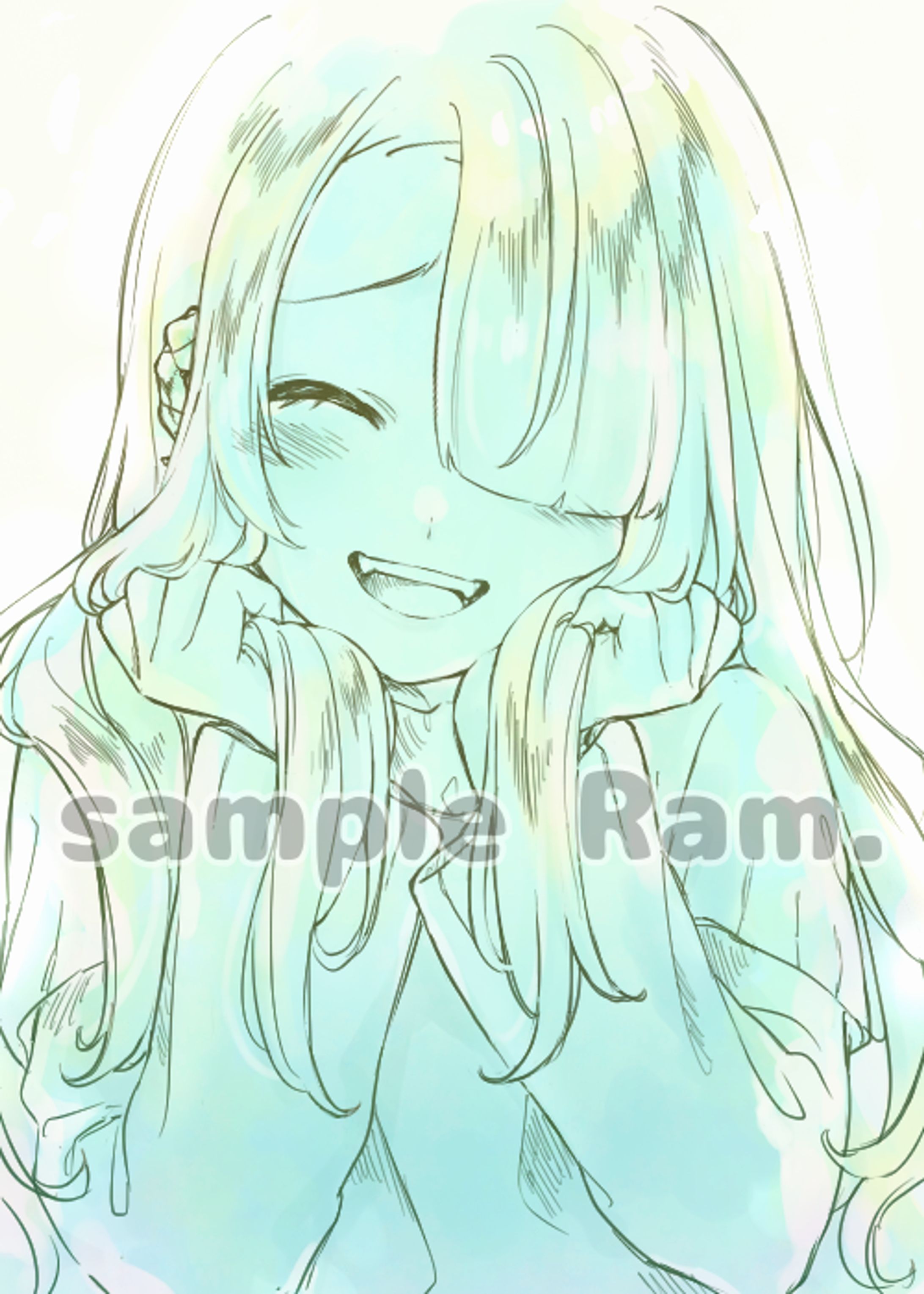 【オリジナル】シンプル筆塗り-1