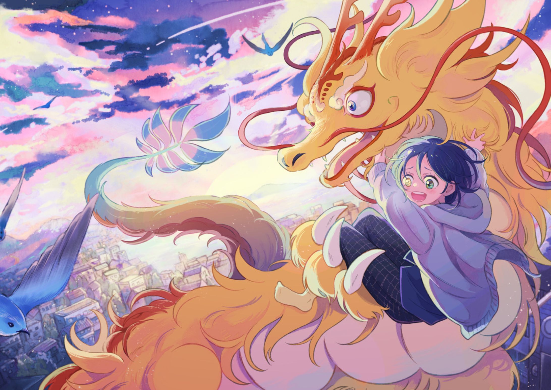 夜明けの空中散歩-1