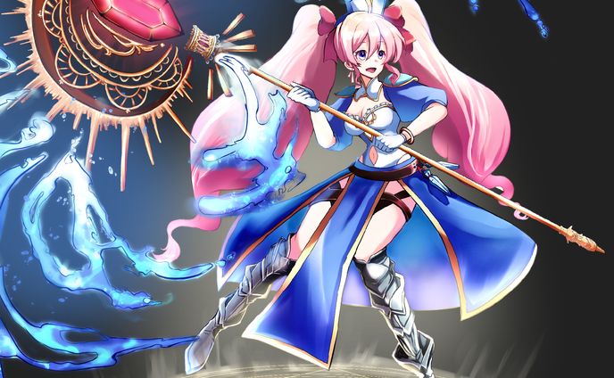 ソシャゲ風女性キャラ