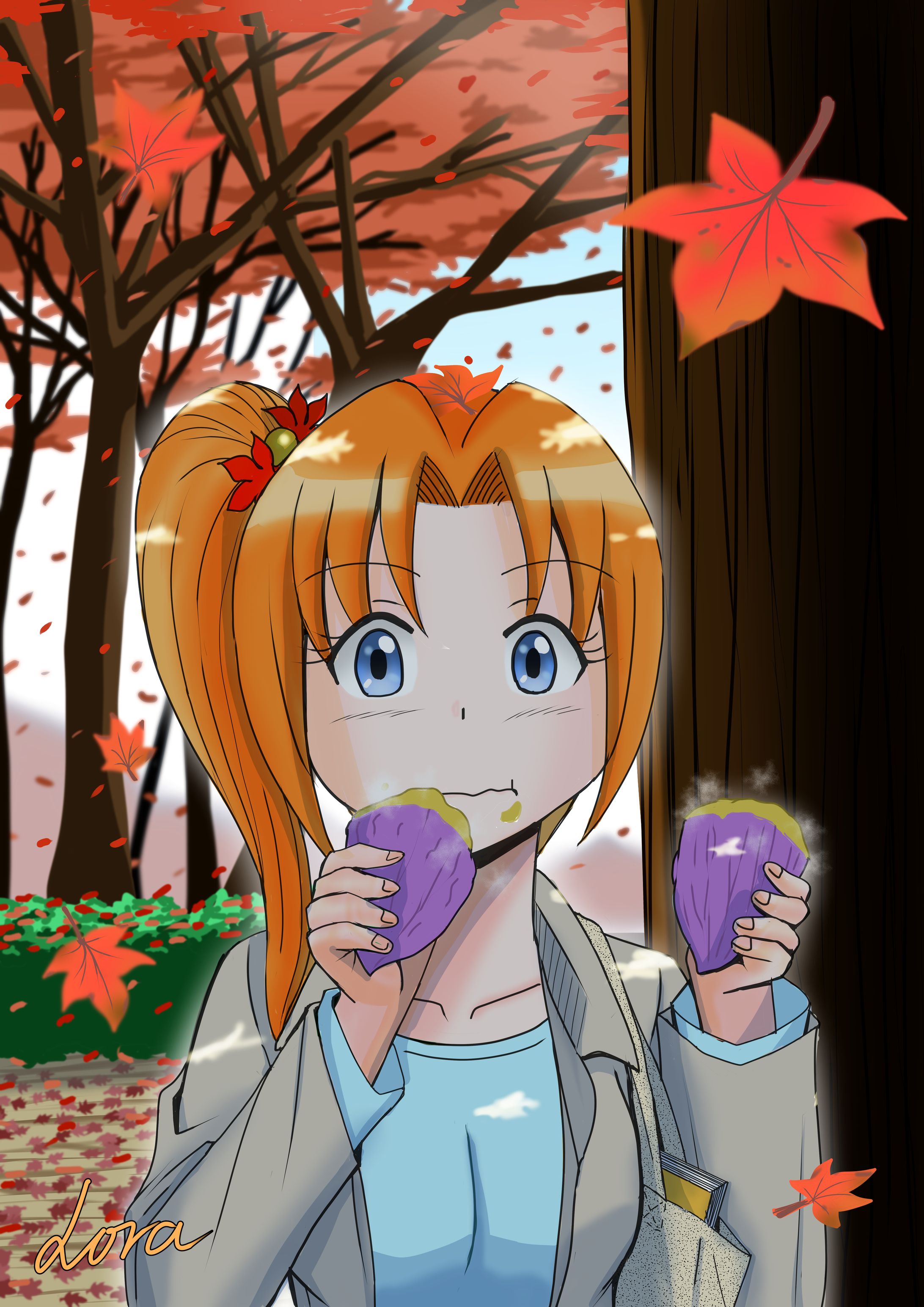 オリキャラ_ミカン「紅葉」-1