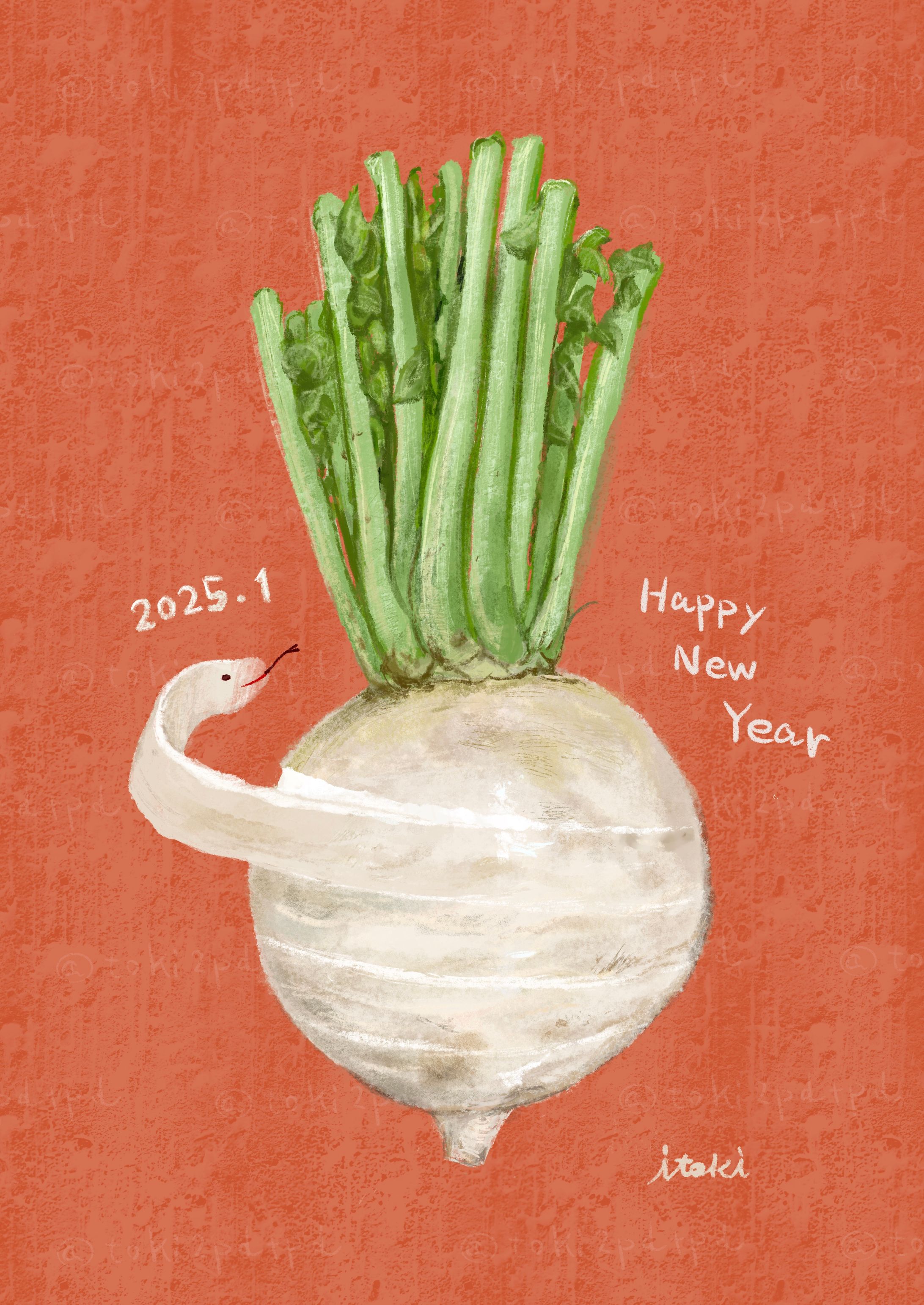 聖護院大根と白蛇-1