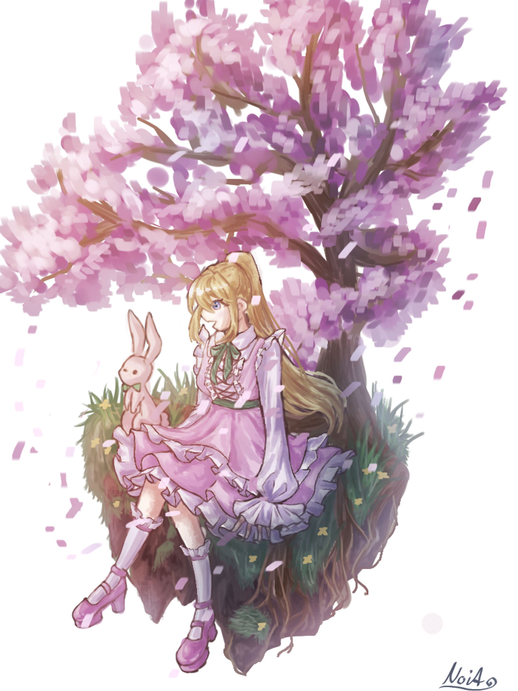 桜の木の下で-1