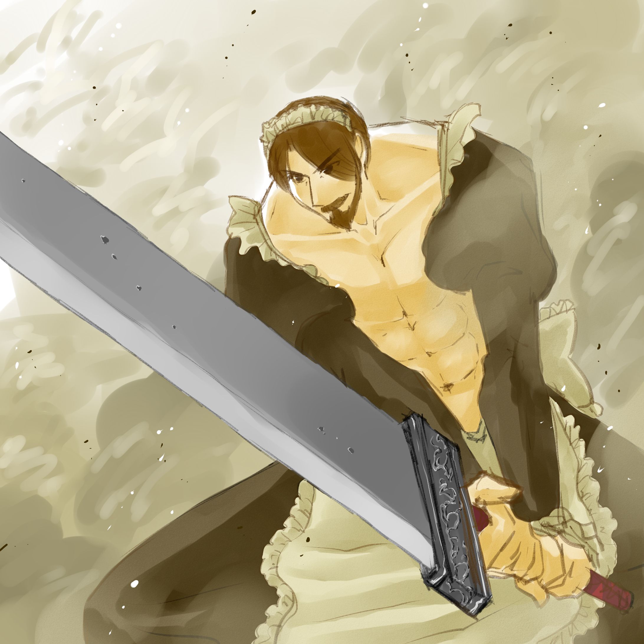 【自創作】OC（近衛師団長）（逆メイドパロ）-1
